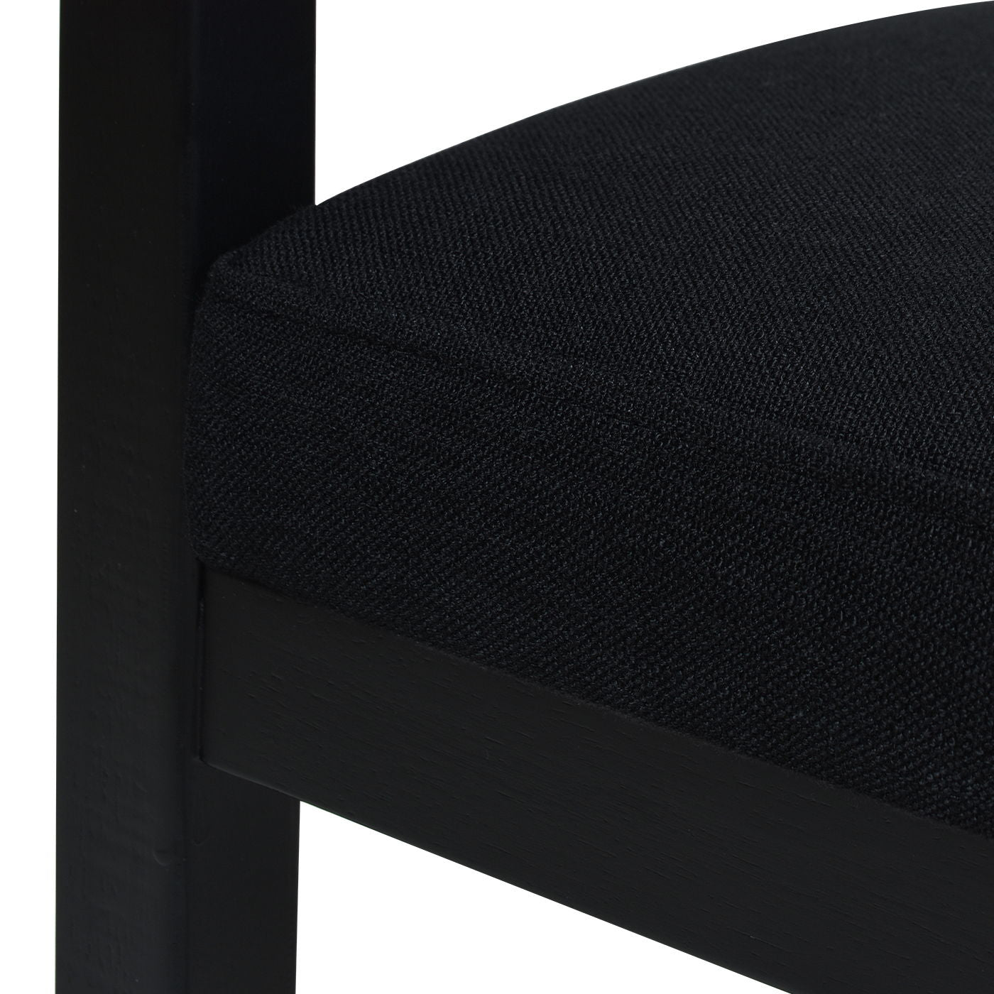 Americana - Mid-Century Modern Cane Back Counter Stool - Jet Black