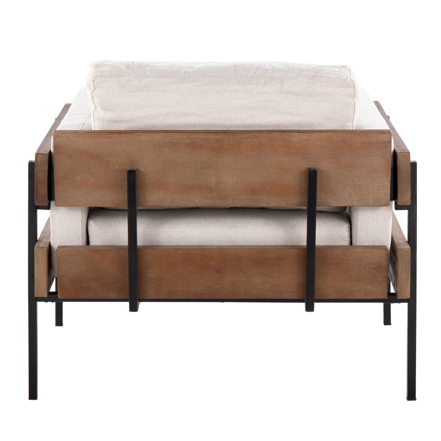Kari - Farmhouse Chair - Black / Brown / Cream
