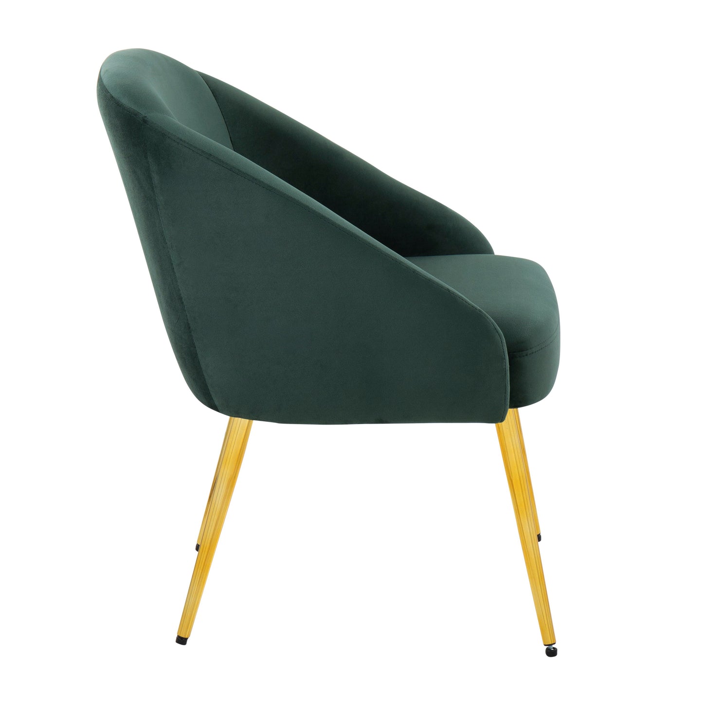 Shiraz - Contemporary / Glam Chair - Gold / Green