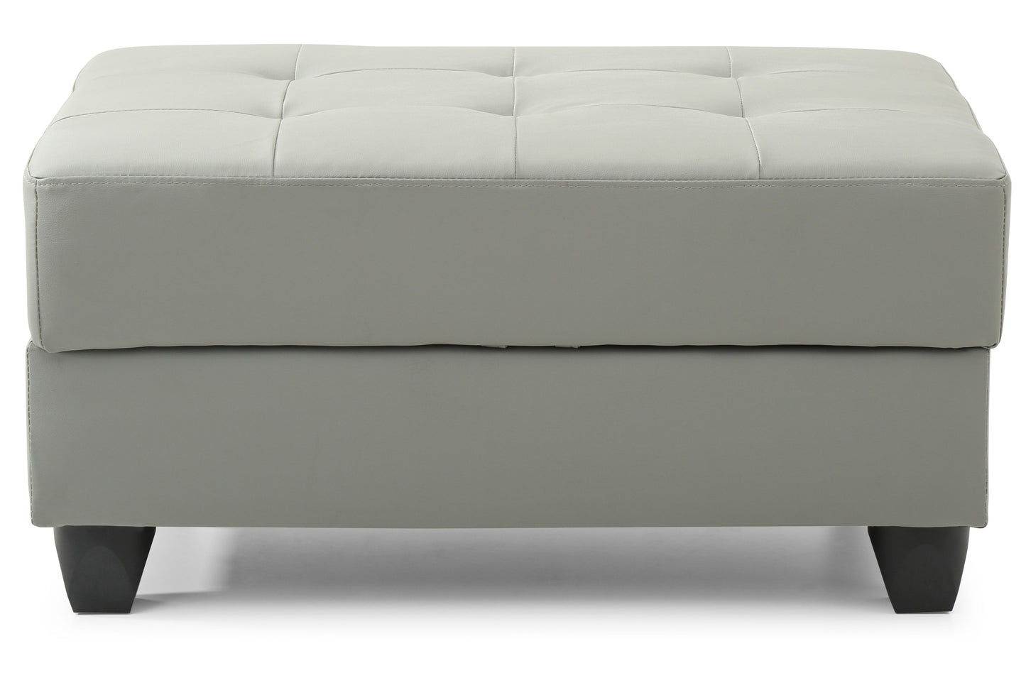 Chic Contemporary Ottoman - Gray