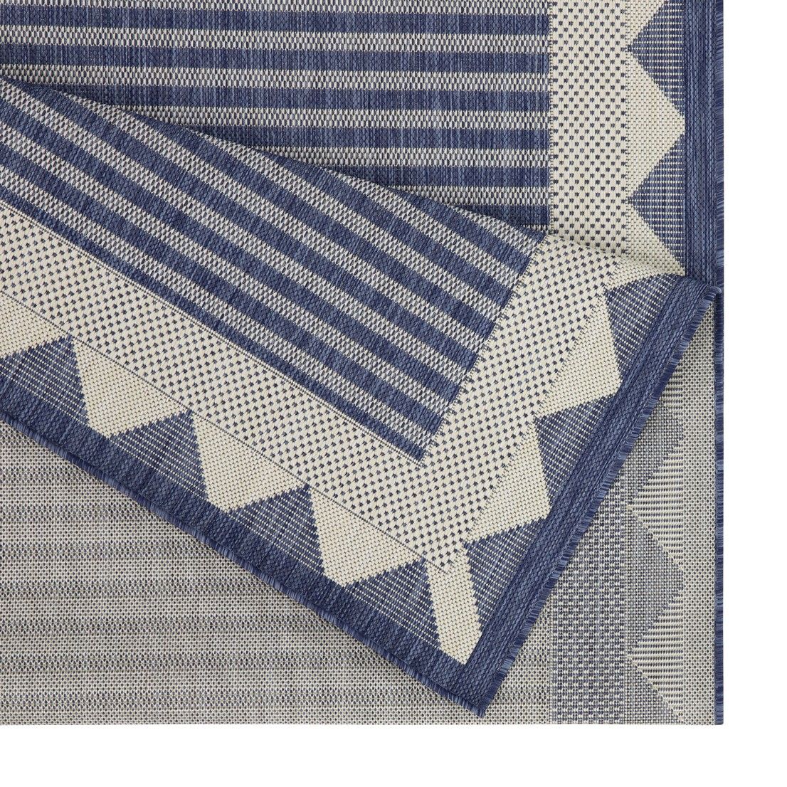 Sunshine - 7'10" X 10'3" Indoor, Outdoor Polyester Area Rug - Blue