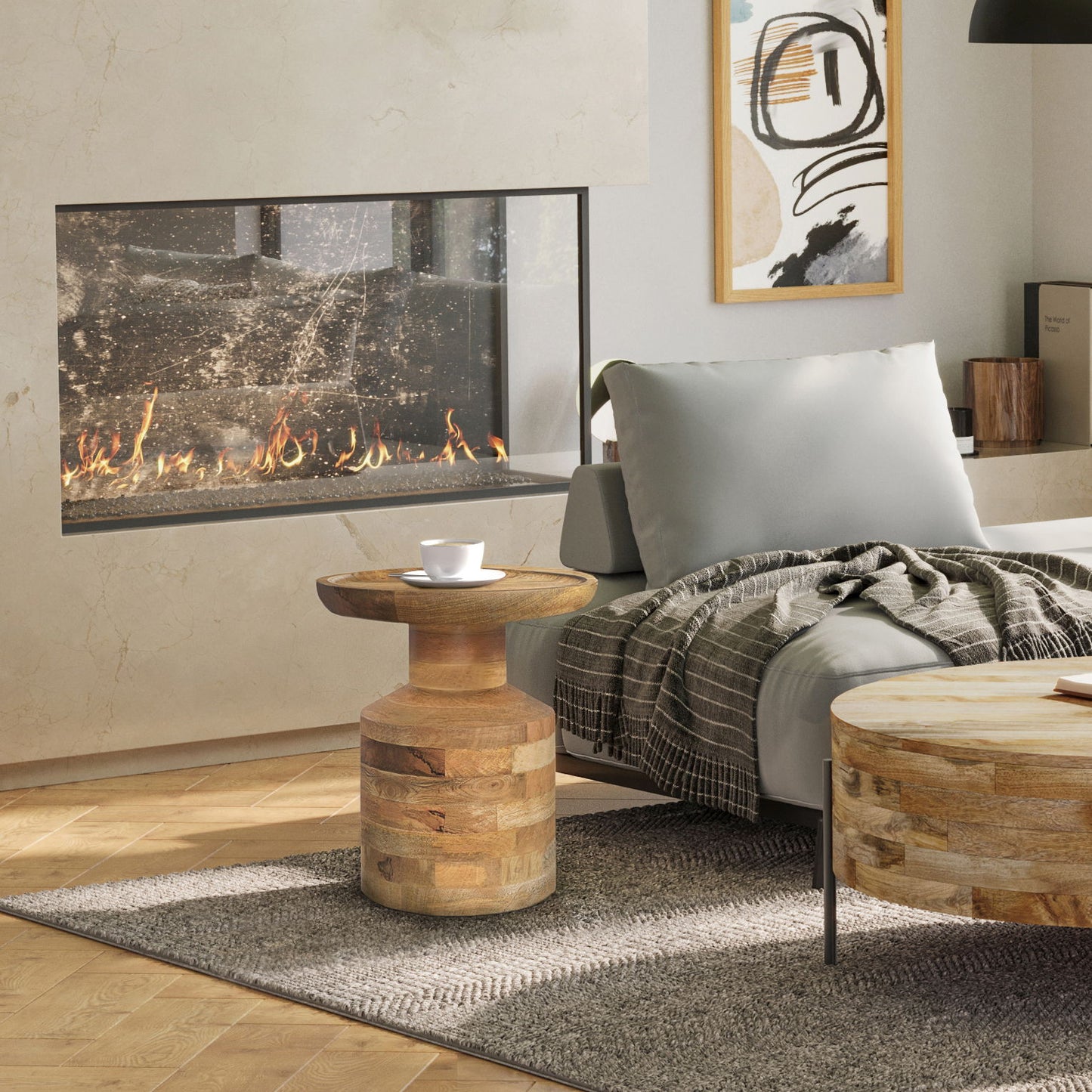 Haynes - Wooden Accent Table - Natural