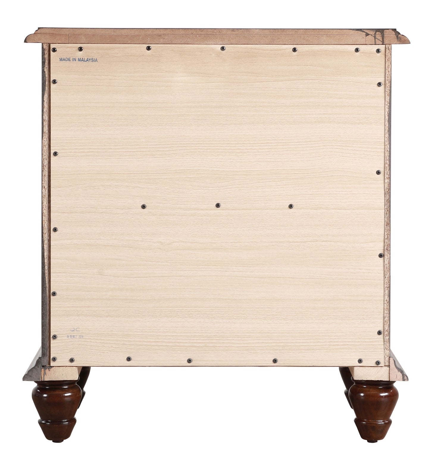 Elegant Traditional Nightstand - Cappuccino