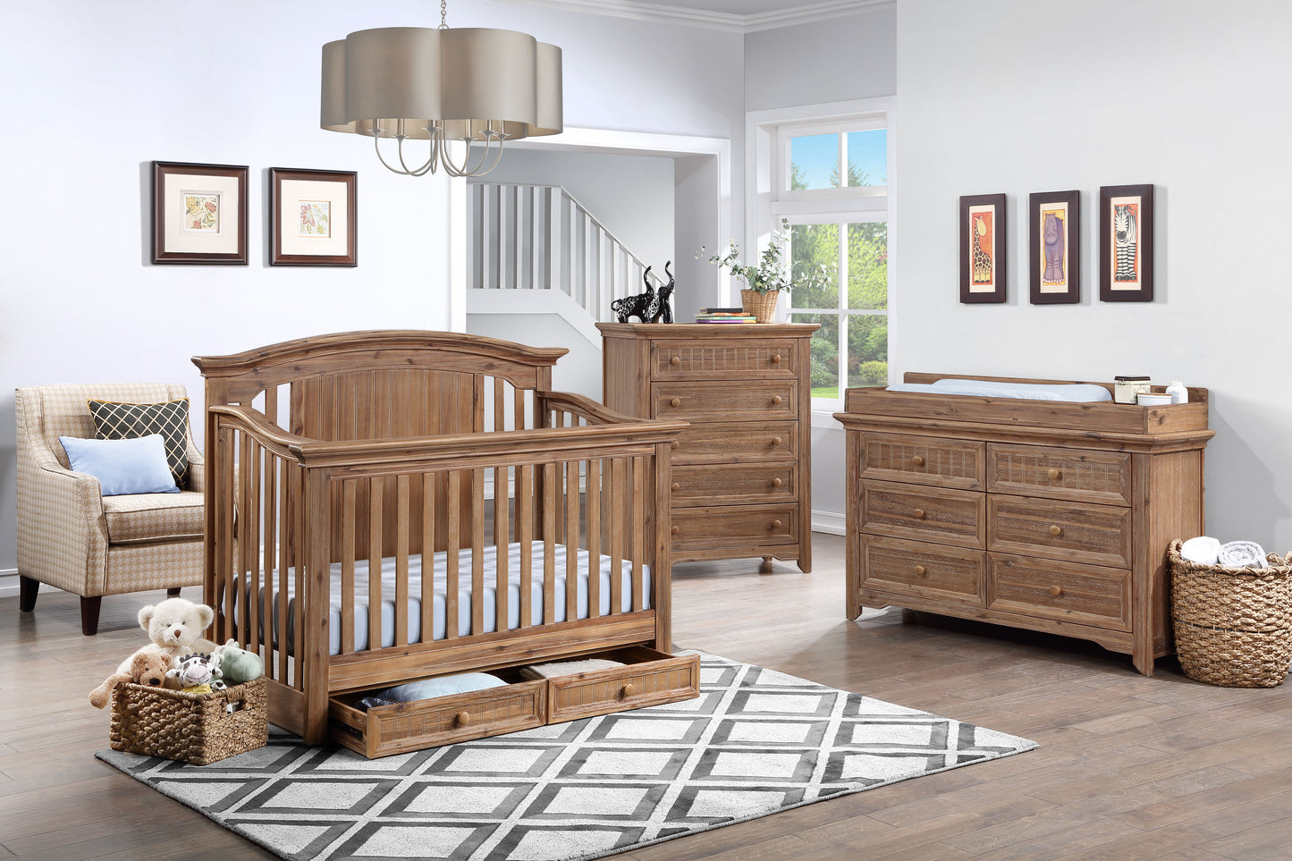 Winchester - 5 Drawer Chest - Biscotti