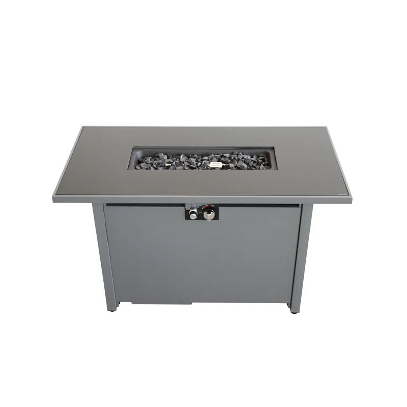 Rectangle Fire Pit - Black