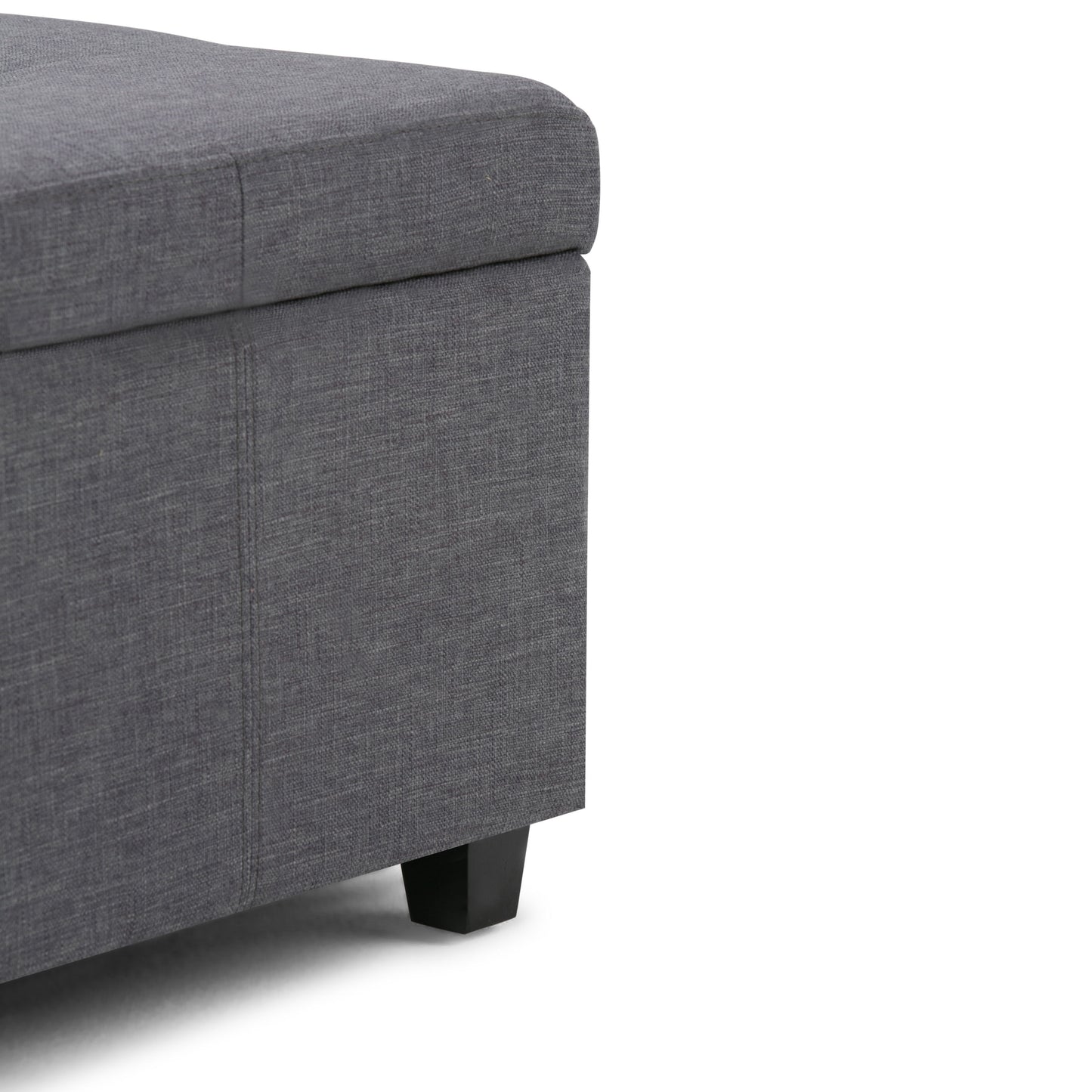 Castleford - Storage Ottoman - Slate Gray