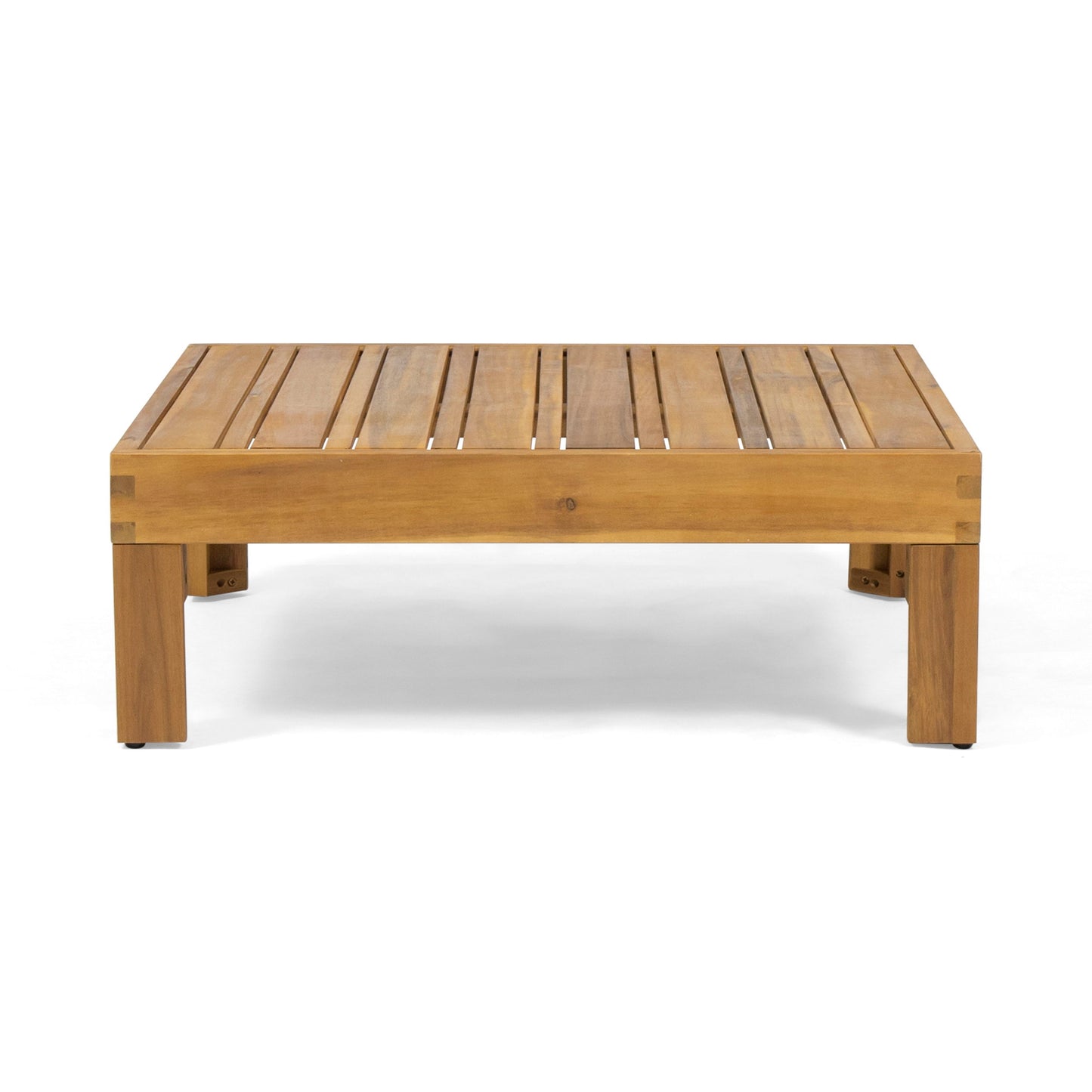 Brava - X Back Corner Bench L With Coffee Table - Red