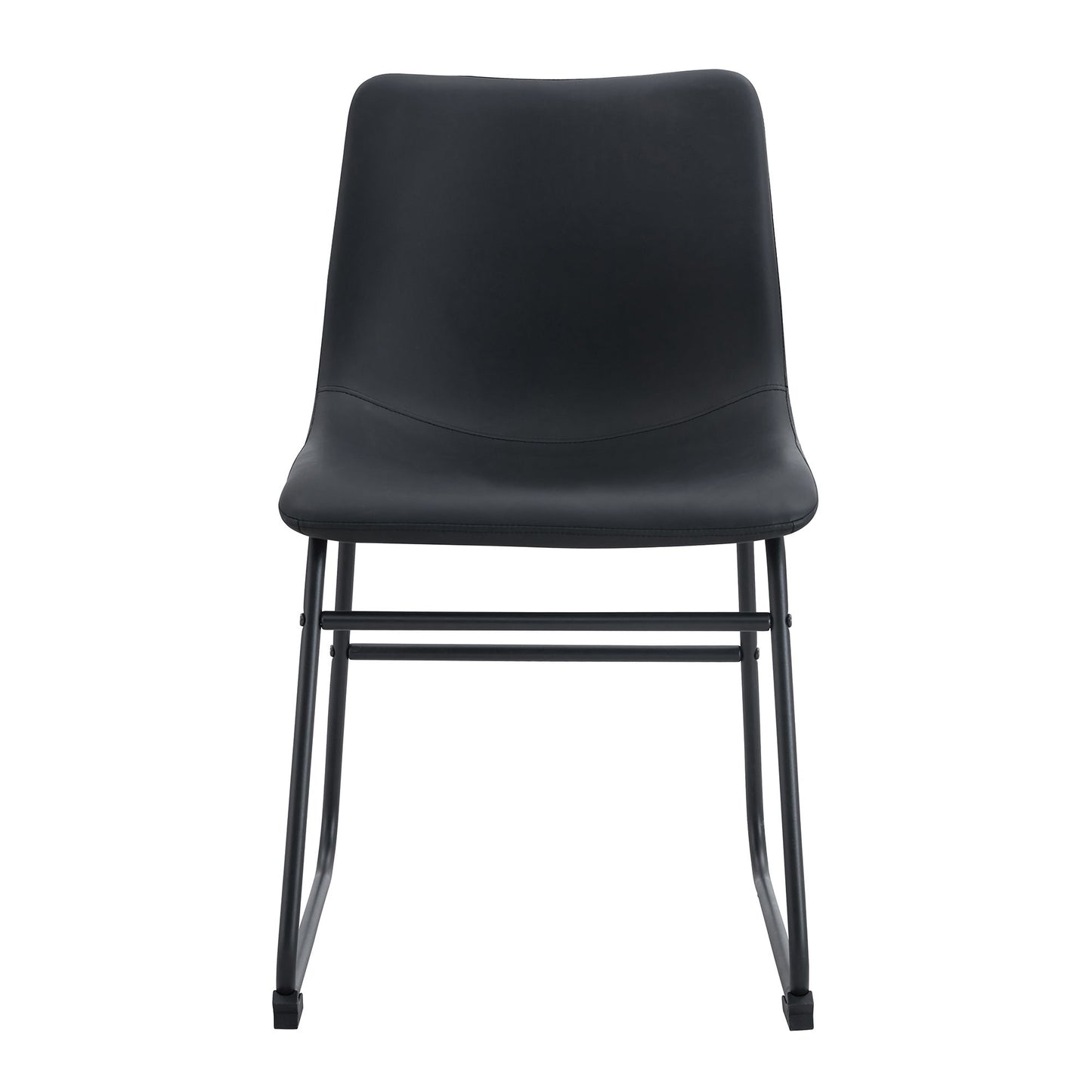 (Set of 4) Classic Chairs, A Stylish Seat Suitable For Modern Minimalist And Industrial Style Environments - Black