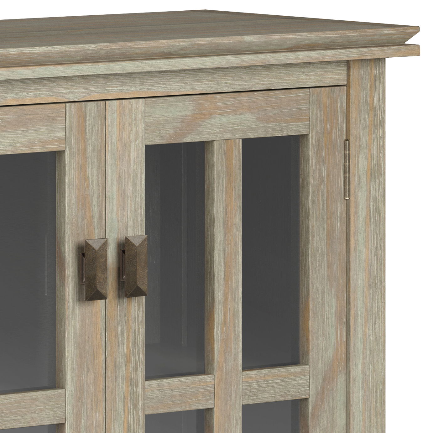 Artisan - Low Storage Cabinet - Distressed Gray