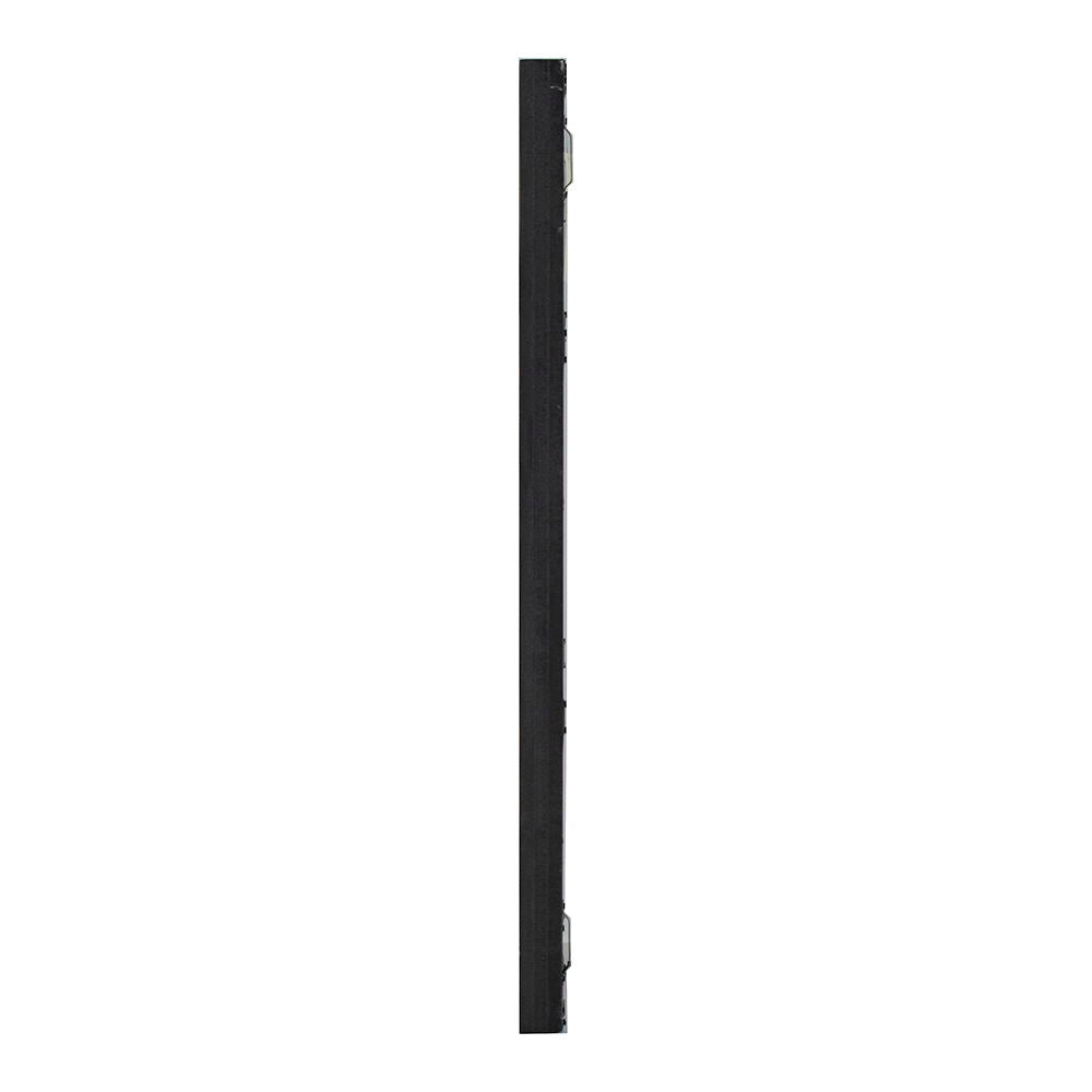 Rectangular Wooden Wall Mirror With Antique Frame, Vertical Or Horizontal Home Decor For Living Room (Set of 2) - Black