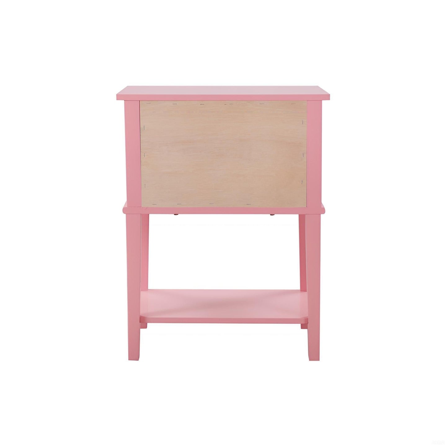 Vibrant Contemporary Nightstand - Pink