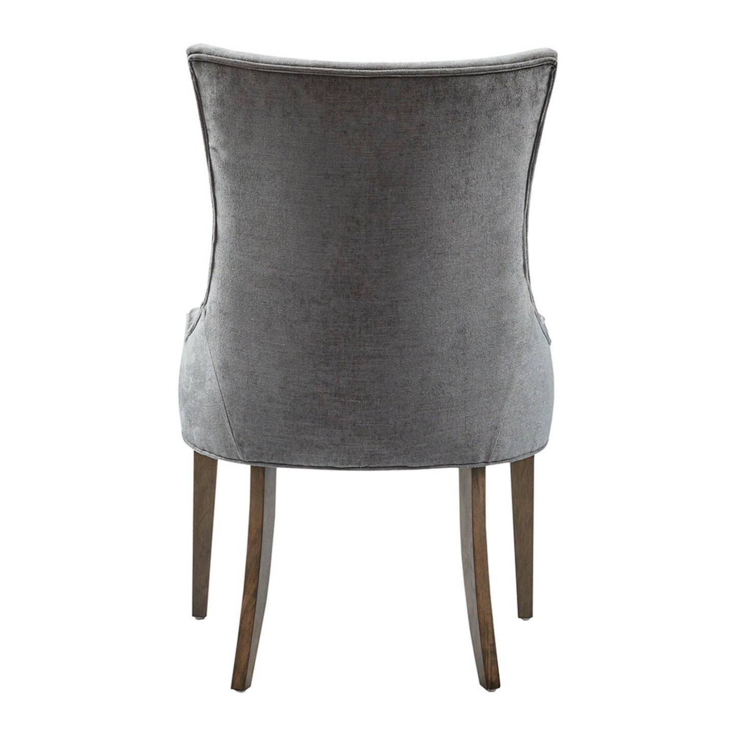Elegant Design Comfortable Seating Dining Side Chair (Set of 2) - Dark Gray