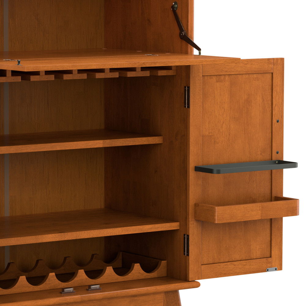 Draper - Mid Century Bar Cabinet - Teak
