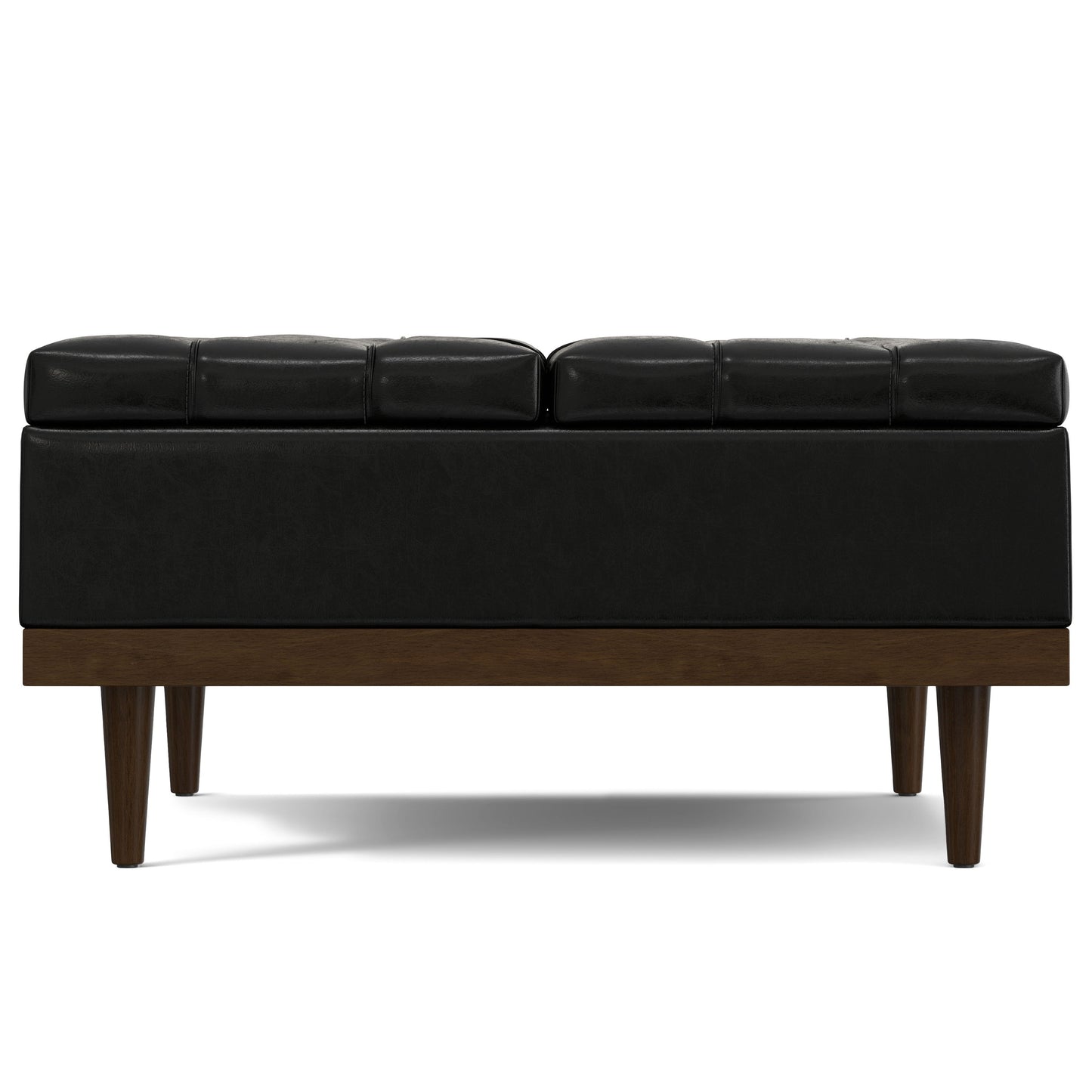 Mariah - Lift Top Table Storage Ottoman - Black