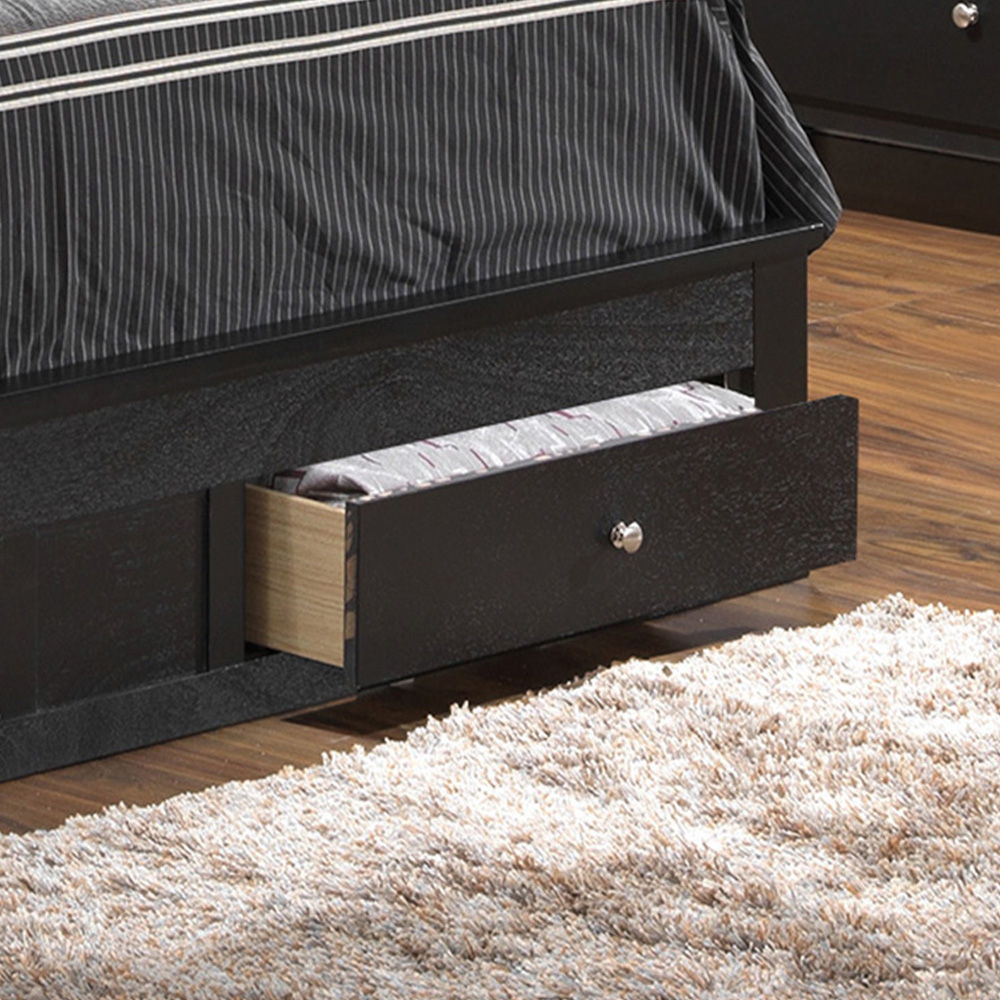 Queen Storage Bed - Black