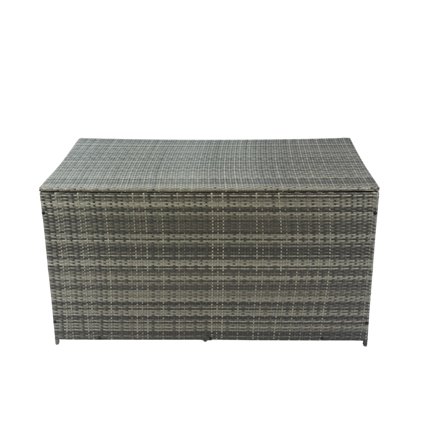 Outdoor Storage Box, 200 Gallon Wicker Patio Deck Boxes With Lid, Outdoor Cushion Storage For Kids Toys, Pillows, Towel - Gray