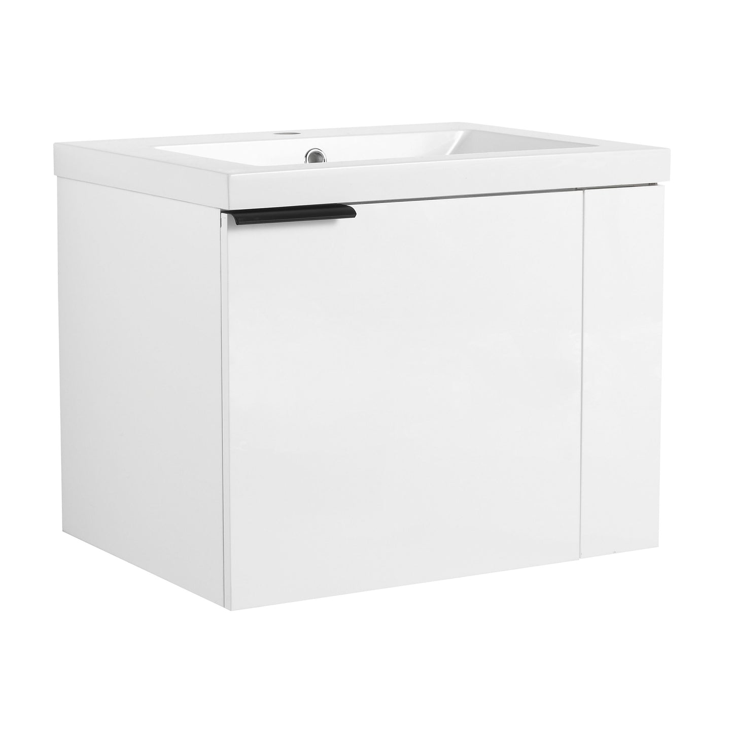 Modern Bathroom Vanity Sink Combo For Small Spaces - White