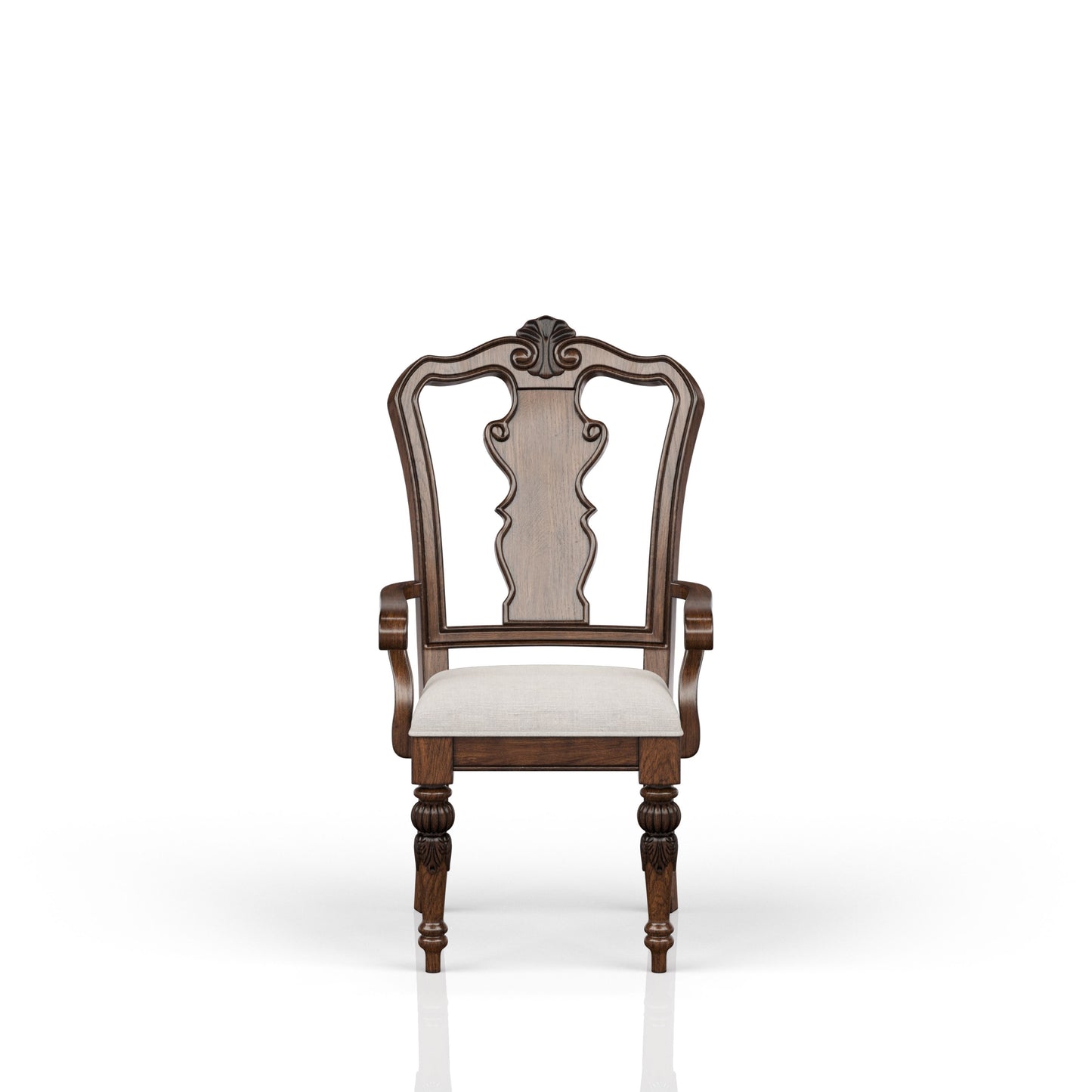 Traditional Arm Chair - Mahogany
