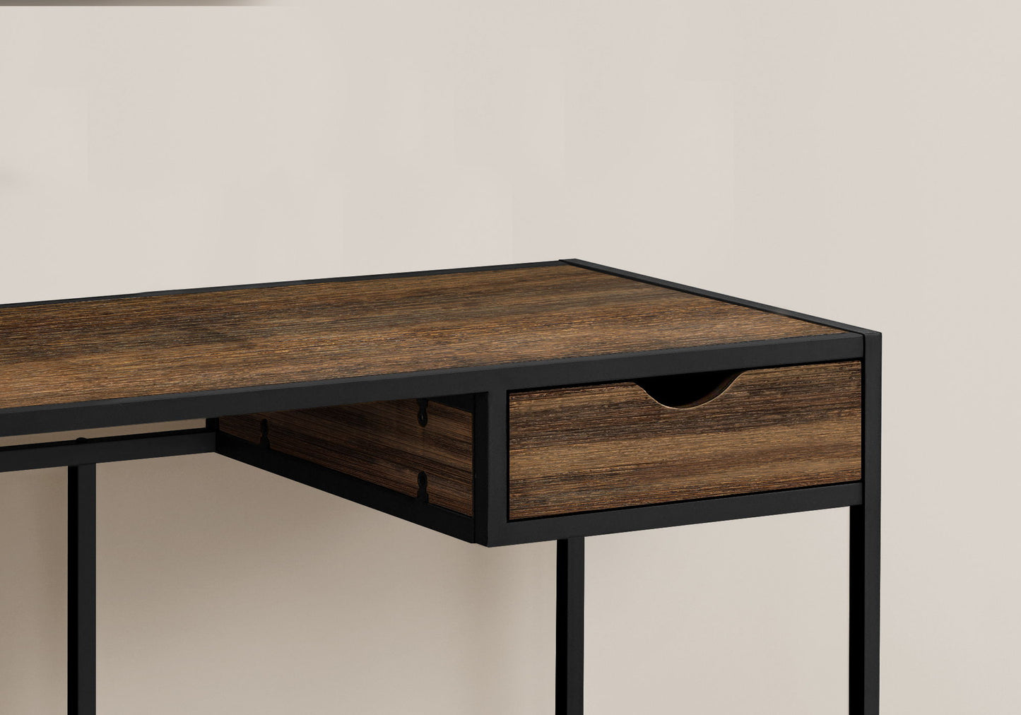 Computer Desk For Home Office, Laptop, Storage Drawer, Contemporary & Modern - Brown