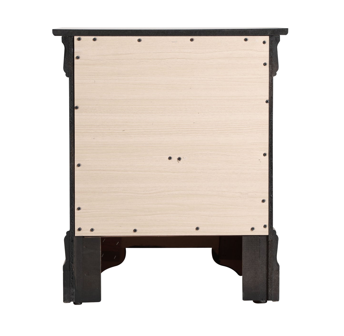 Louis Phillipe - Elegant Nightstand - Black
