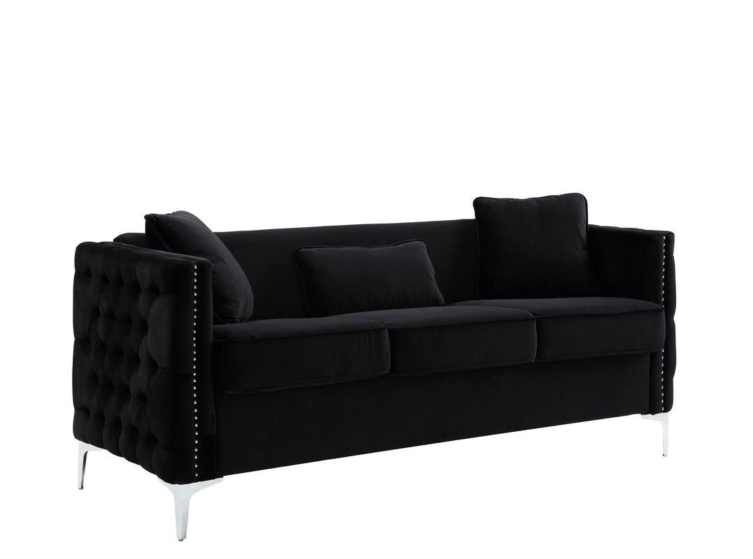 Bayberry - Sofa Loveseat Living Room Set - Black