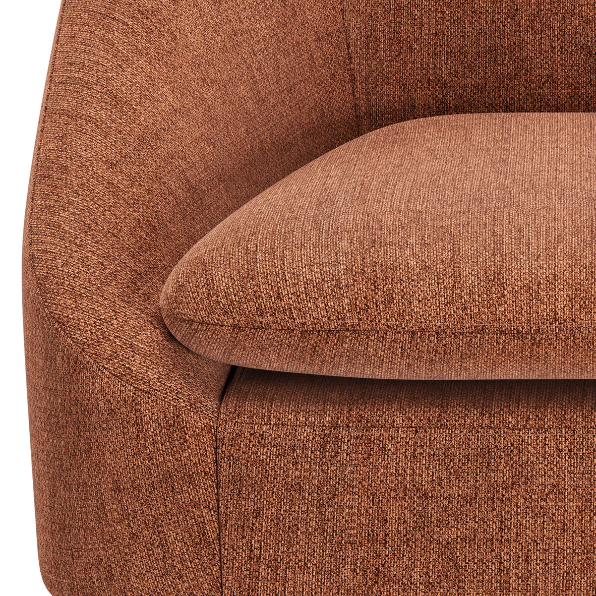 Redding - Accent Chair - Rust