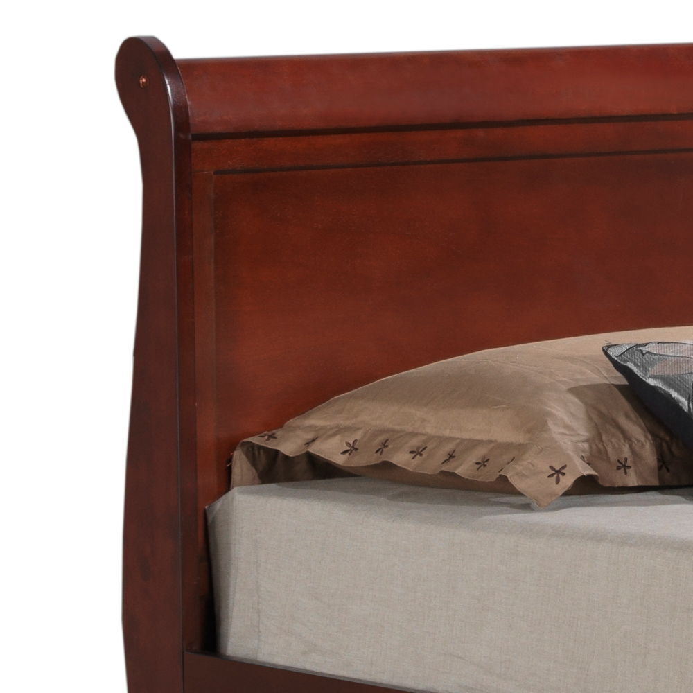 Twin Bed With Storage Classic - Cherry