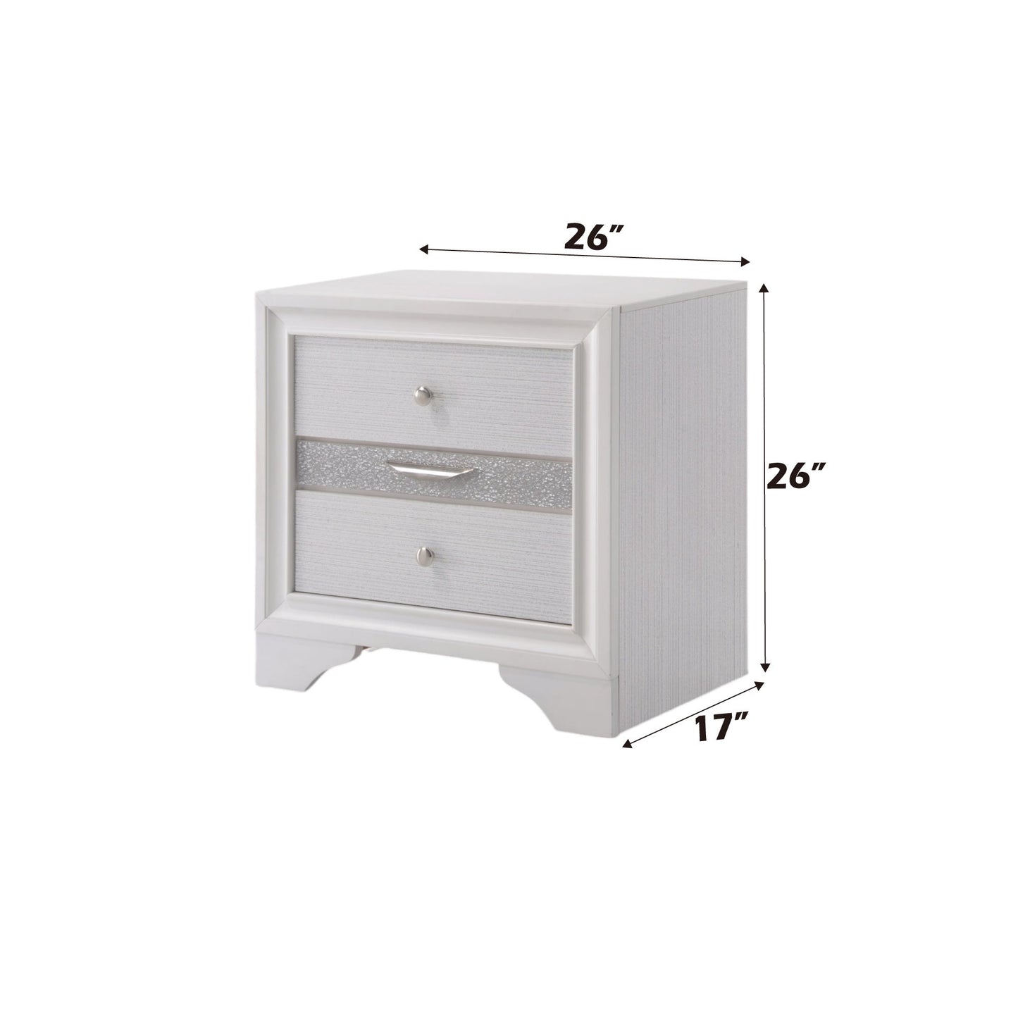 Naima - Nightstand - White