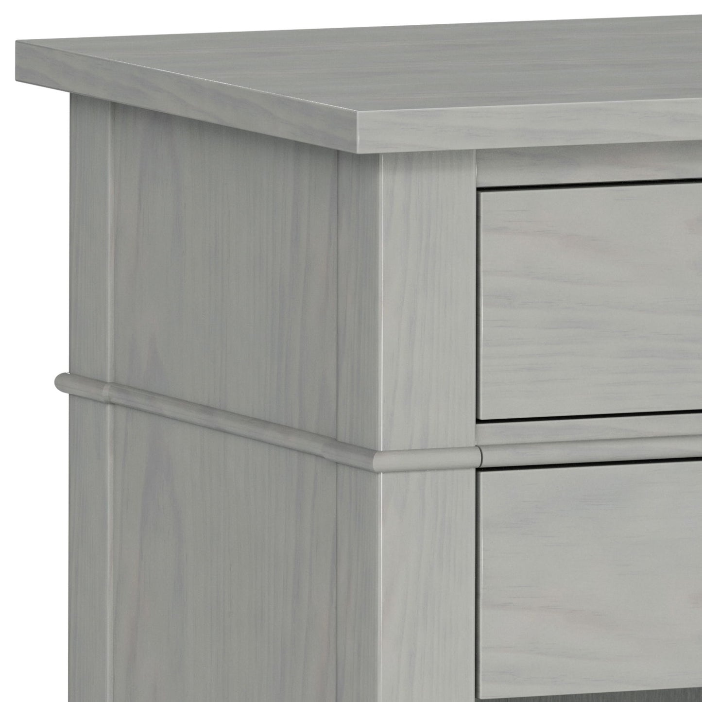 Carlton - Bedside Table - Fog Gray