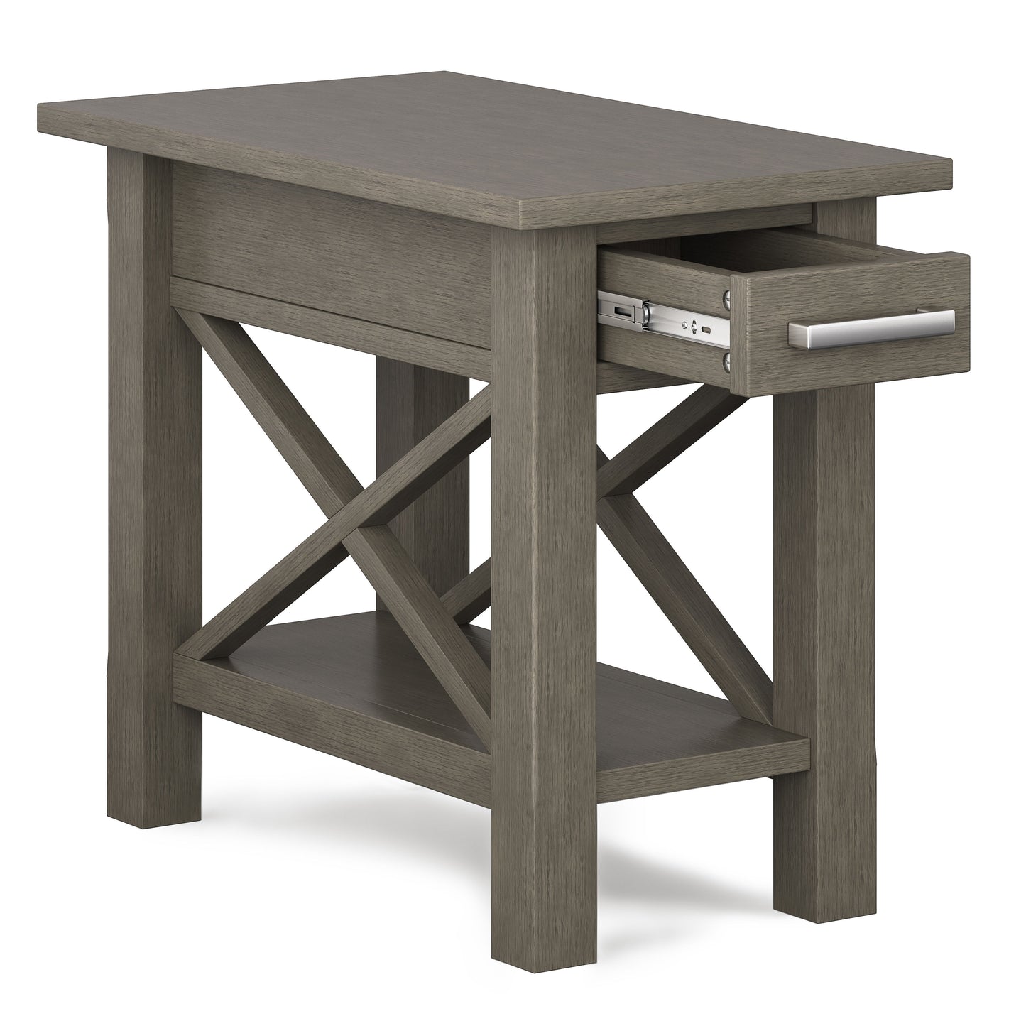 Kitchener - Narrow Side Table - Farmhouse Gray