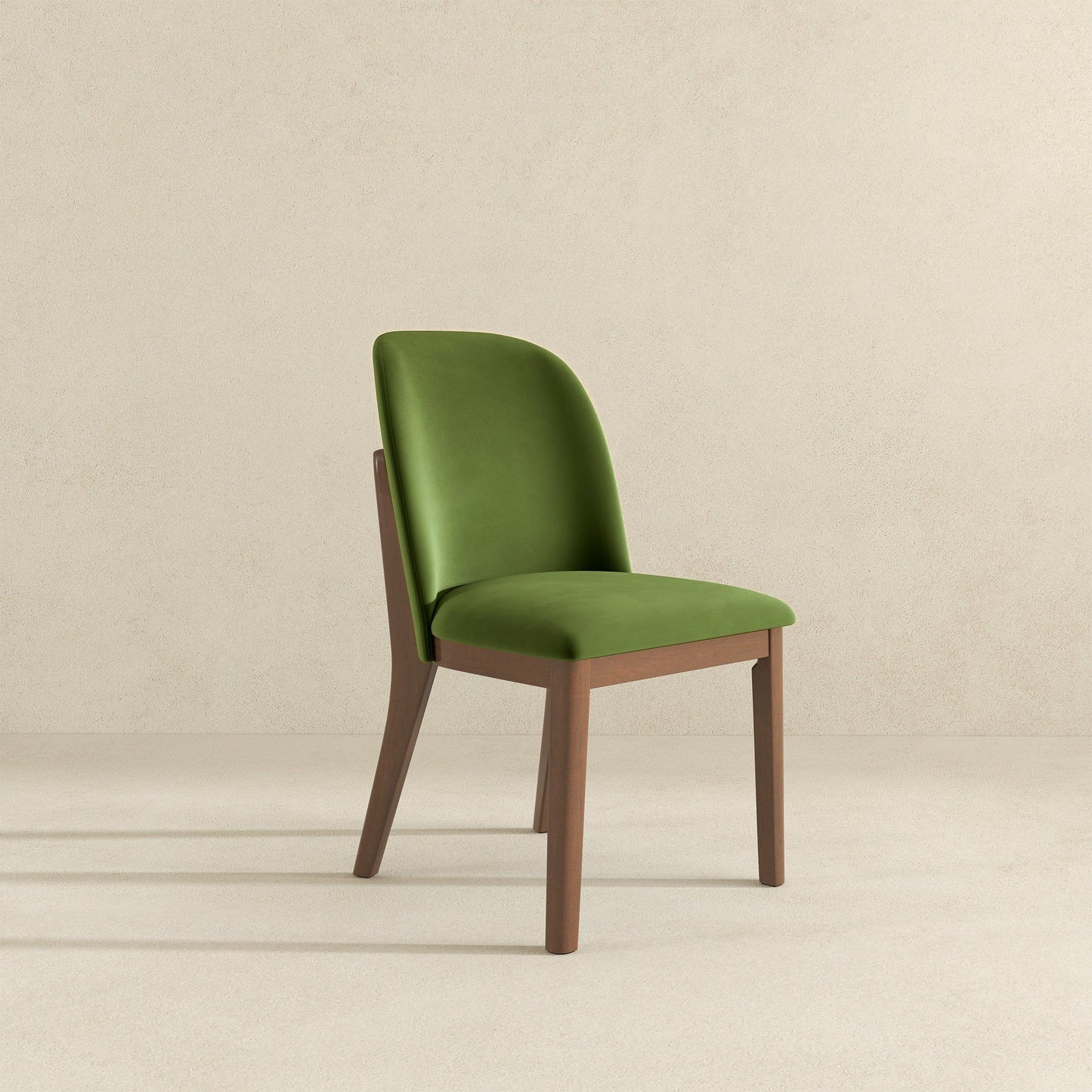 Kaitlyn - Dining Chair (Set of 2) - Brown / Light Green / Olive Green