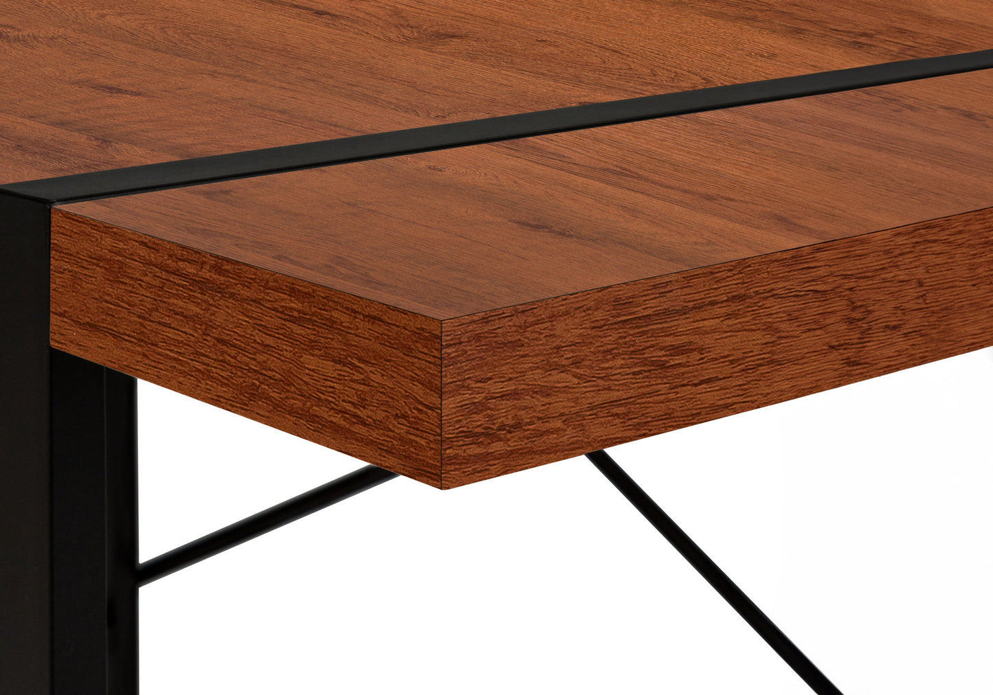 Computer Desk For Home Office, Laptop, Contemporary & Modern - Cherry
