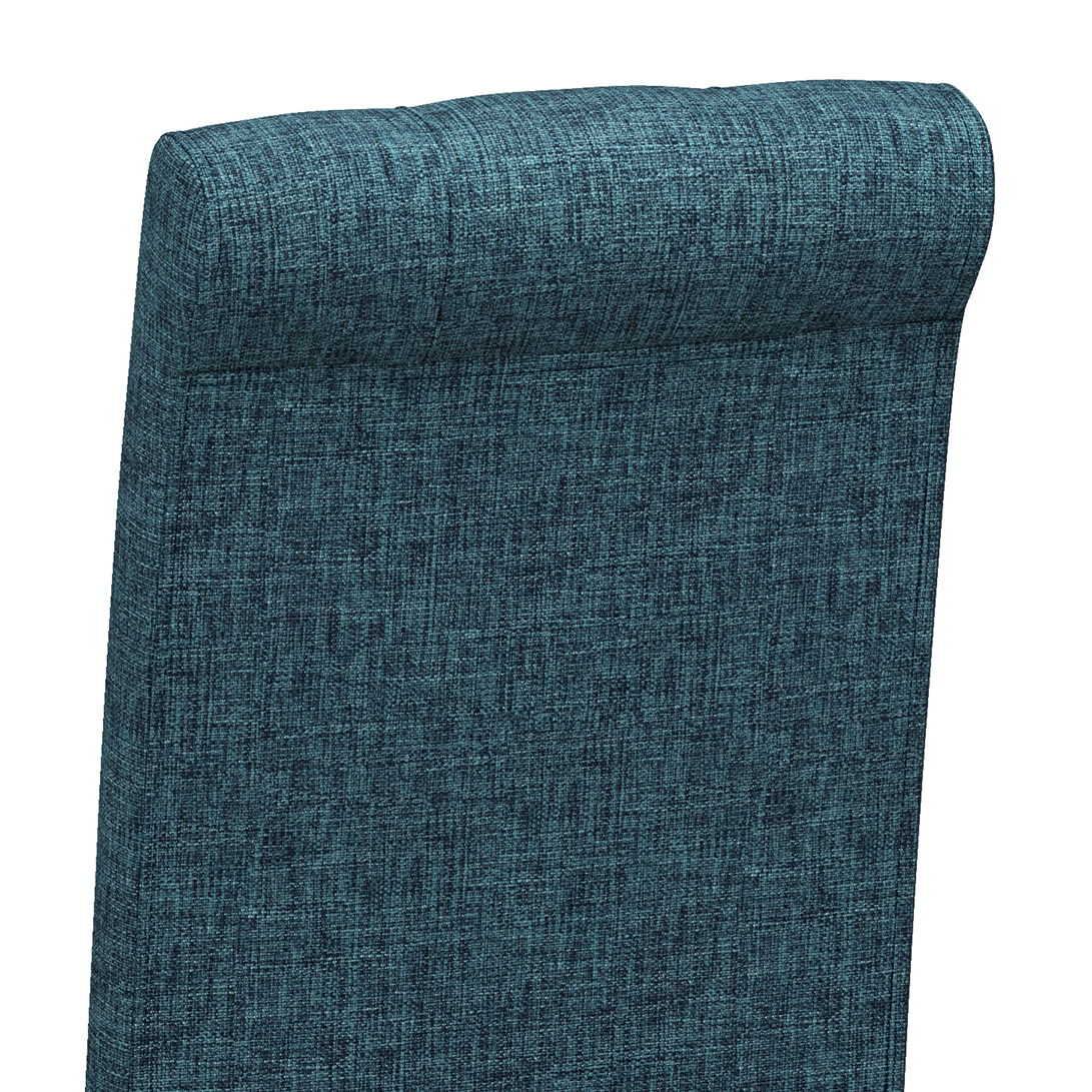 Cosmopolitan - Deluxe Tufted Parson Chair (Set of 2) - Denim Blue