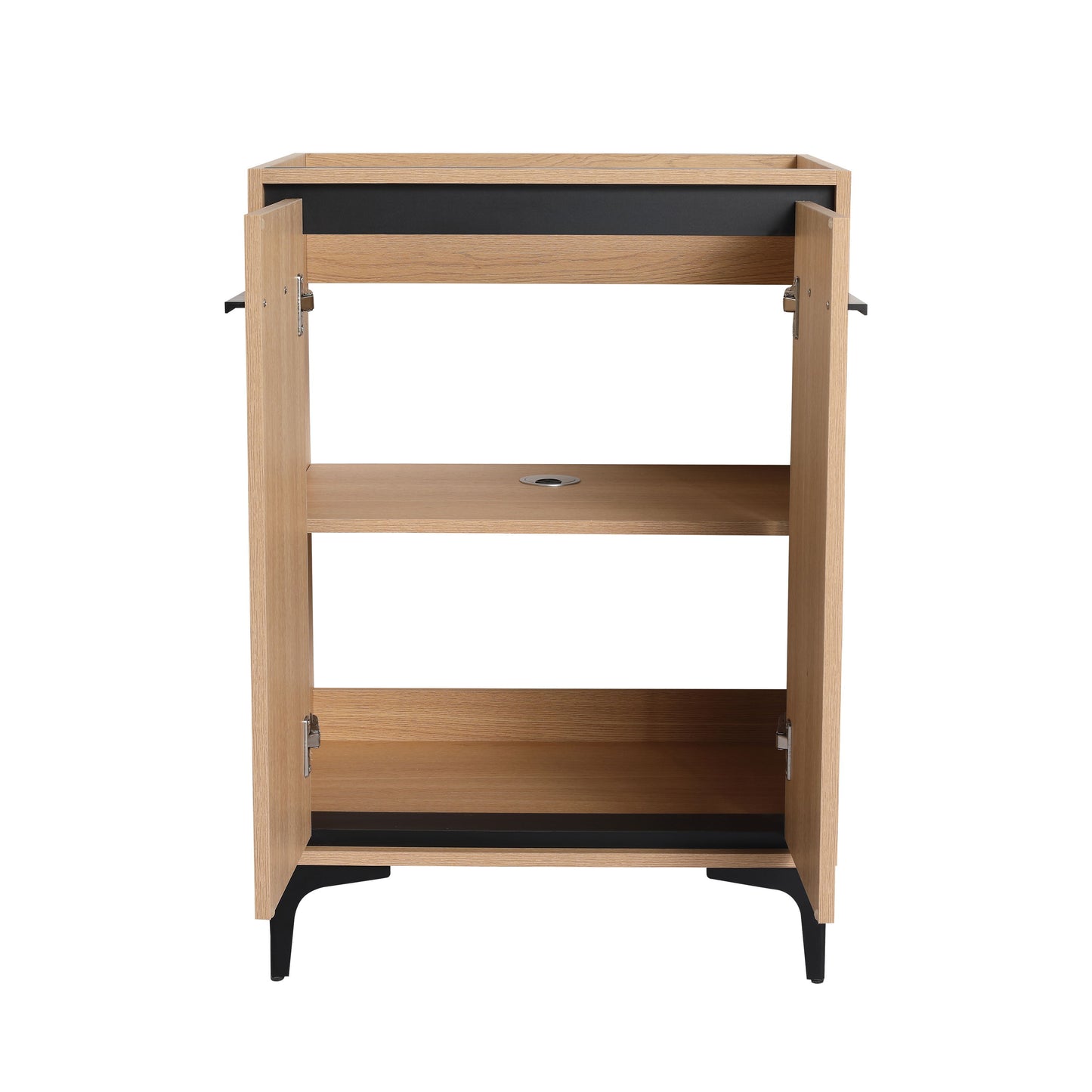 Modern Bathroom Vanity Cabinet With Soft Closing Doors - Oak