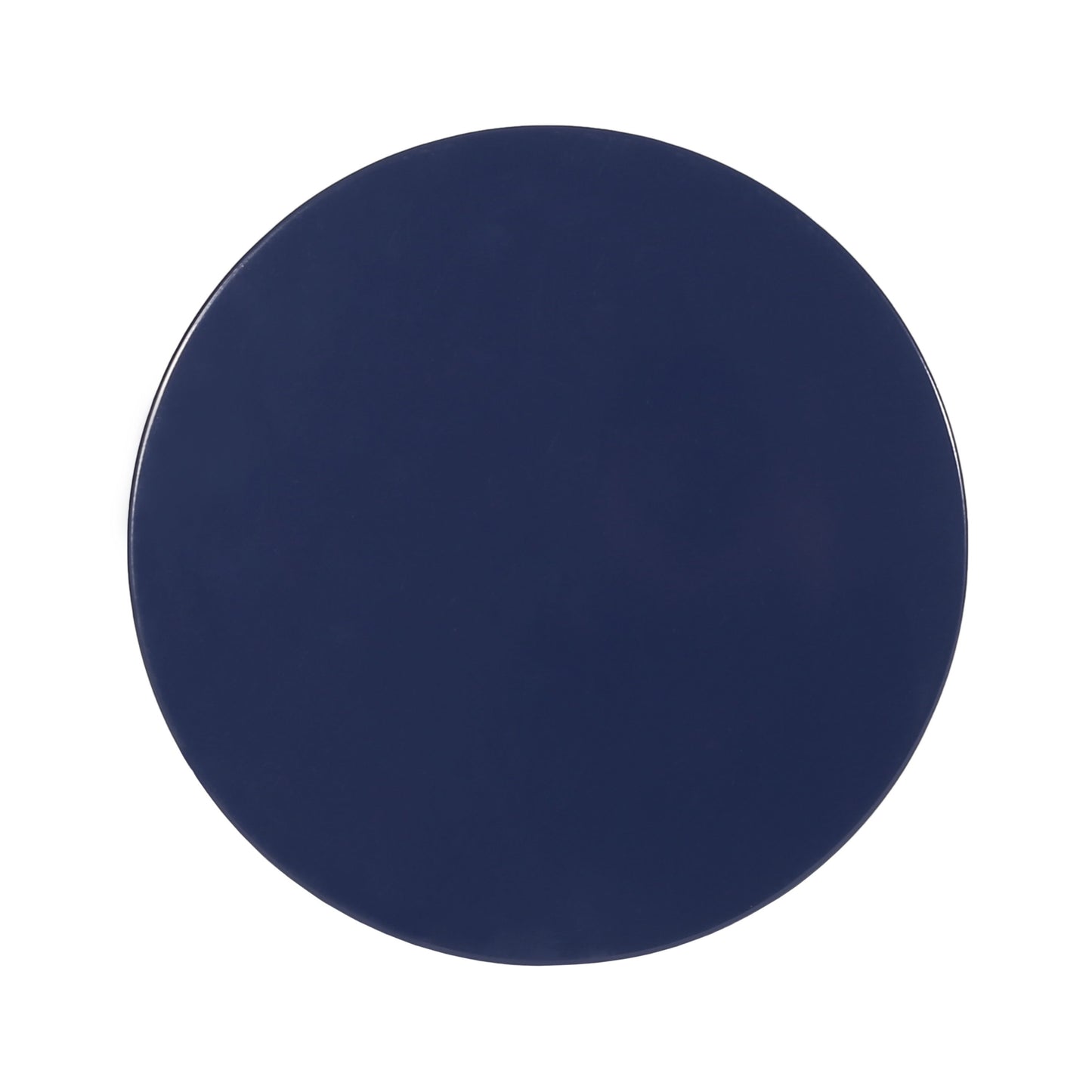 Outdoor, Metal End Table Large - Navy Blue