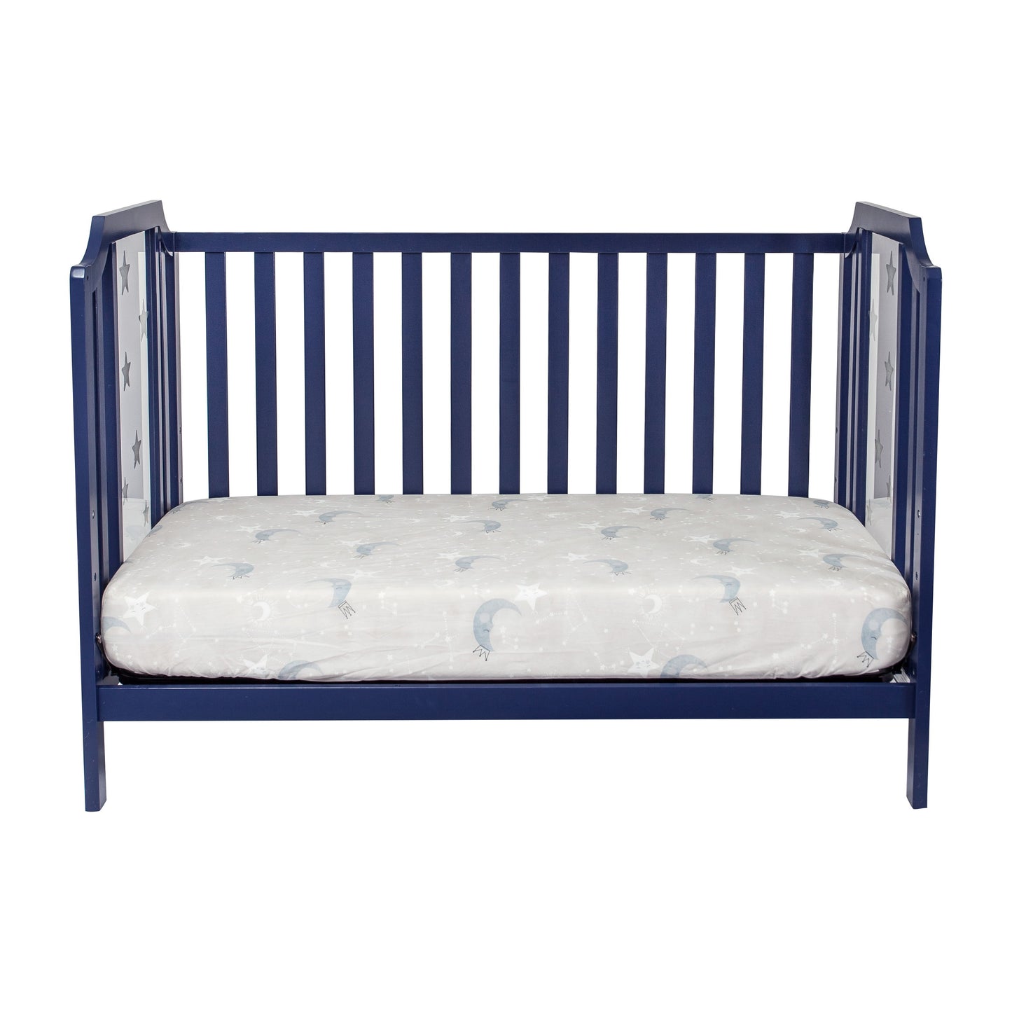 Celeste - 3 In 1 Convertible Island Crib - Navy Blue