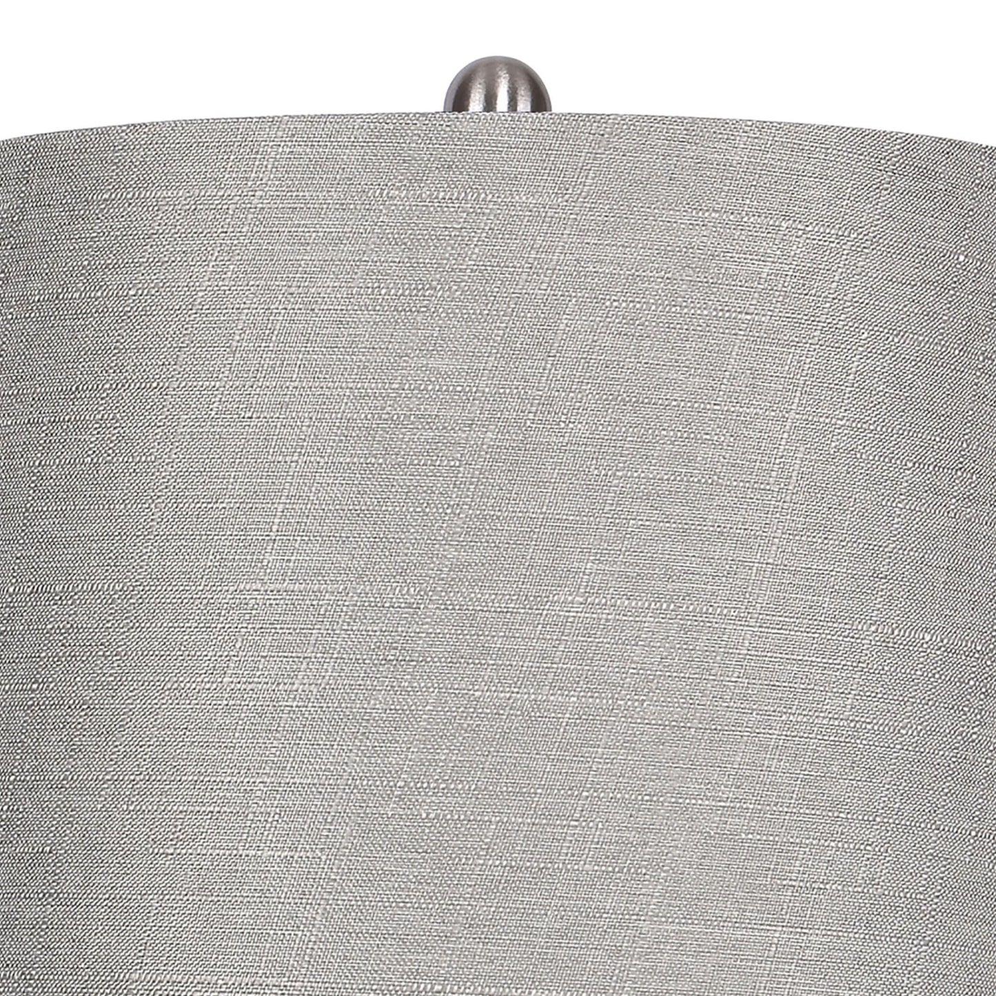 Ashland - Contemporary Table Lamp Laser Cut (Set of 2) - Nickel / Gray / Nickel