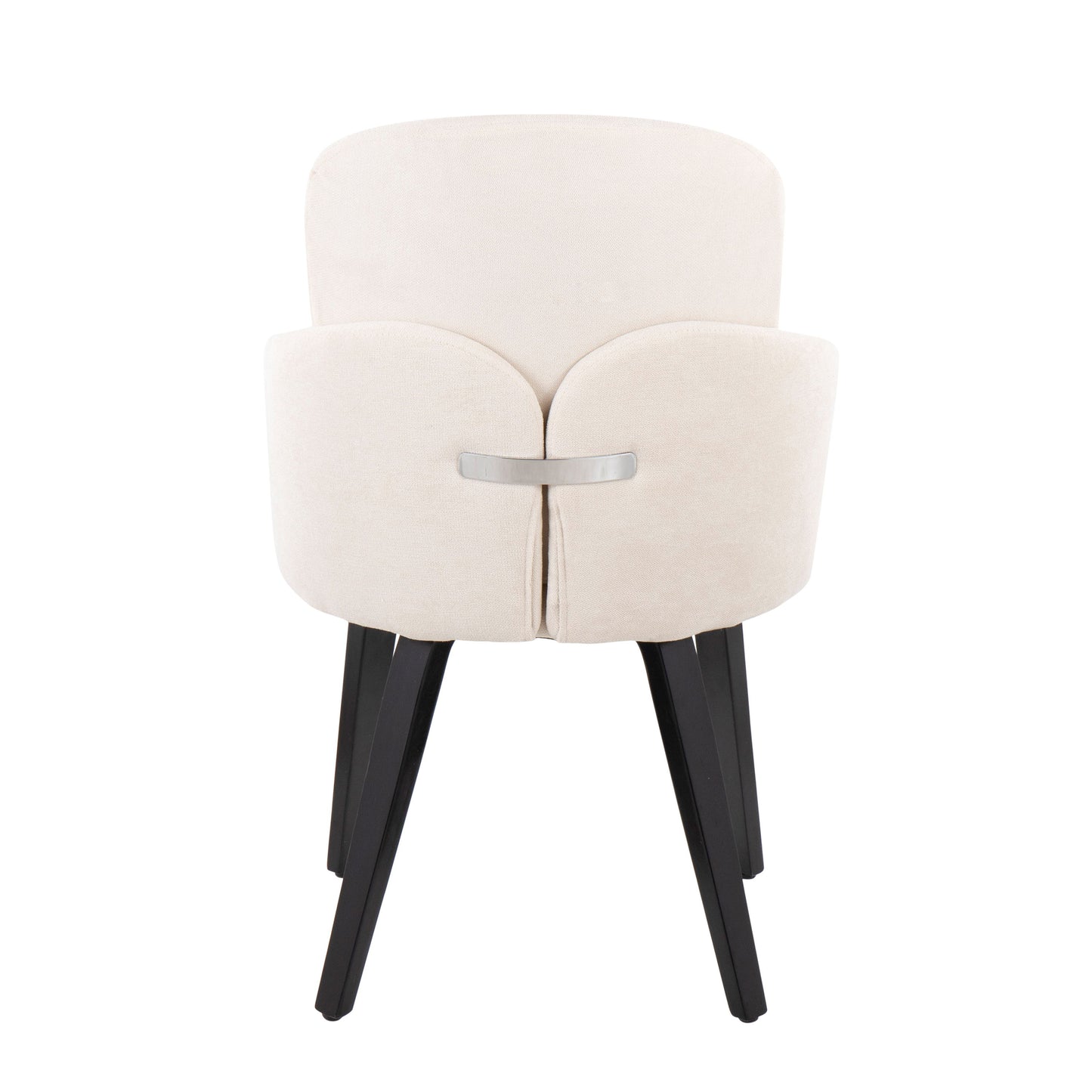 Dahlia - Contemporary Dining Chair (Set of 2) - Black / Cream