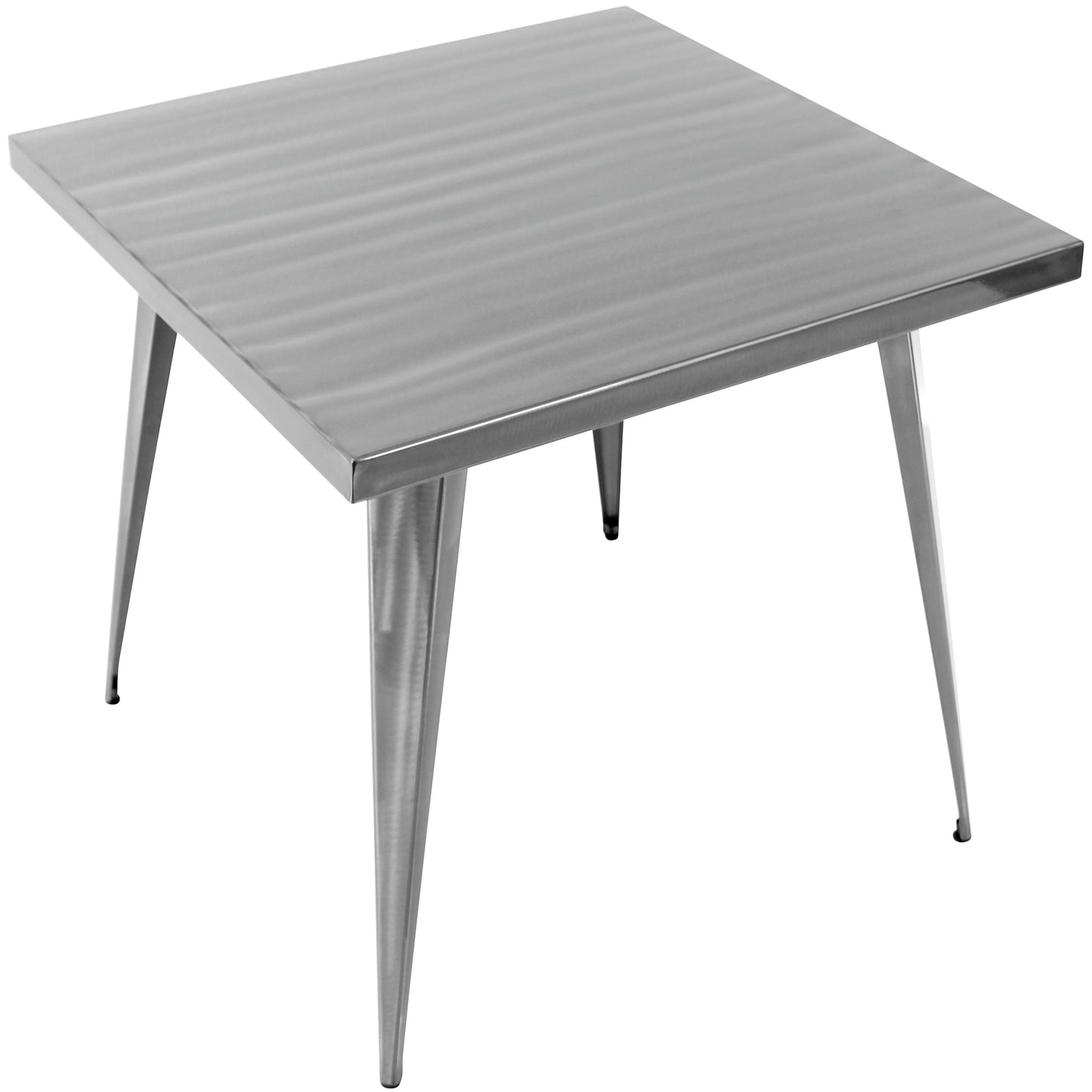 Austin - Industrial Dining Table - Silver