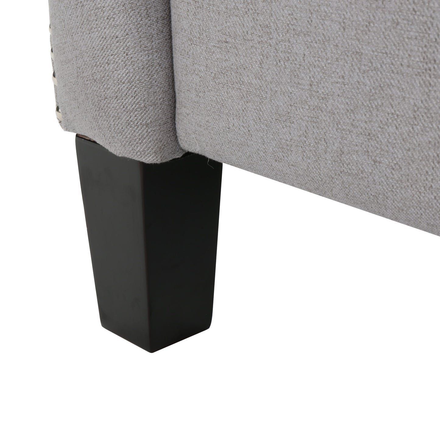 Modern Push Back Recliner - Light Gray