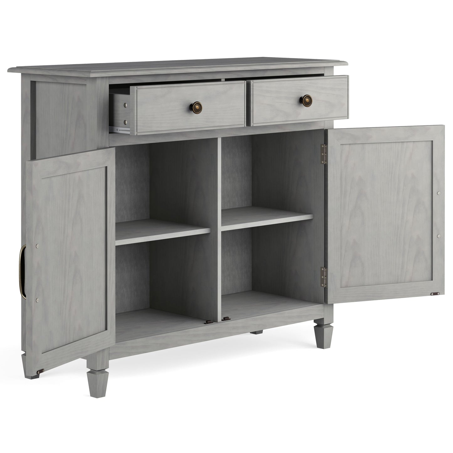 Connaught - Entryway Storage Cabinet - Fog Gray