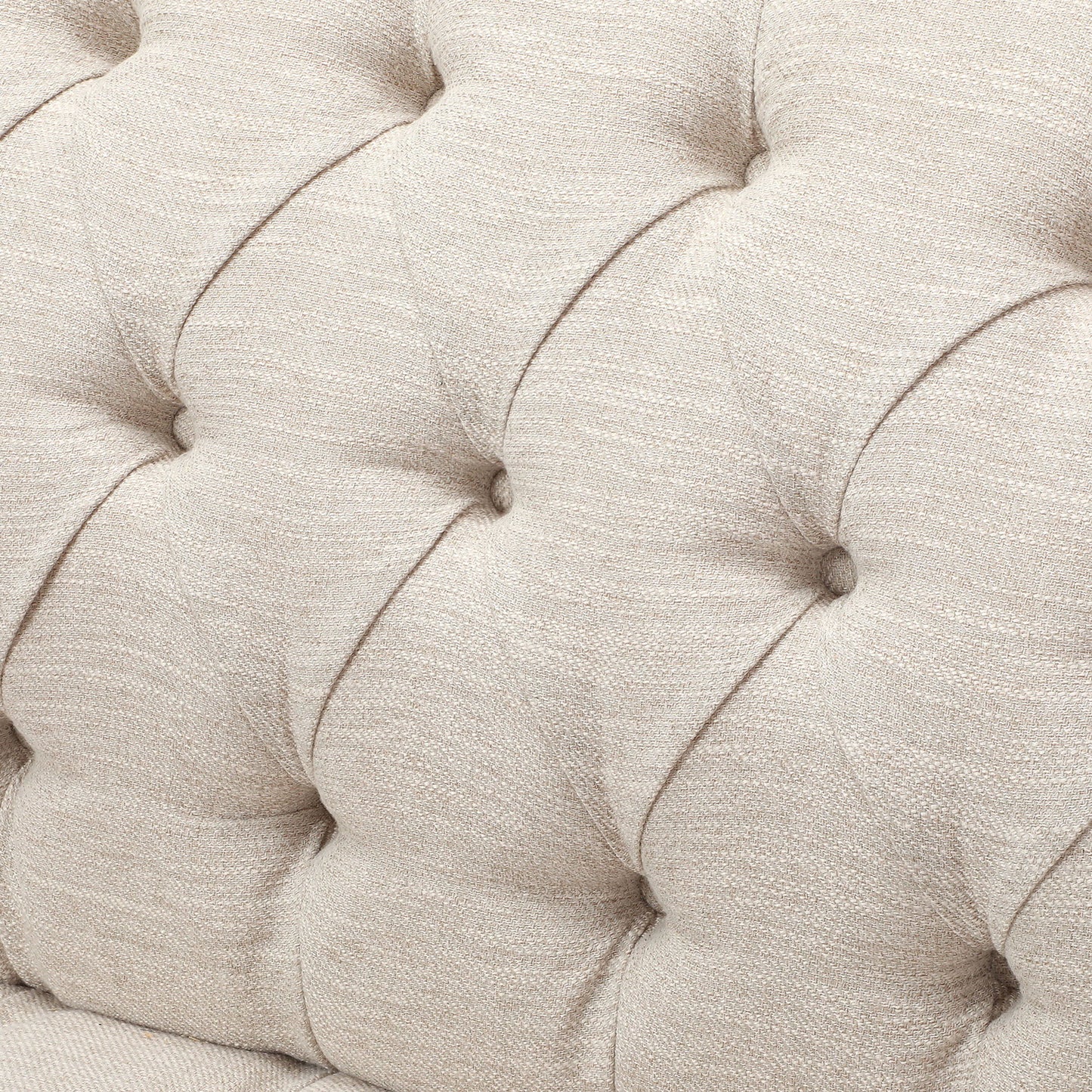 Comfy 3 Seat Sofa With Wooden Legs, For Living Room And Study - Beige
