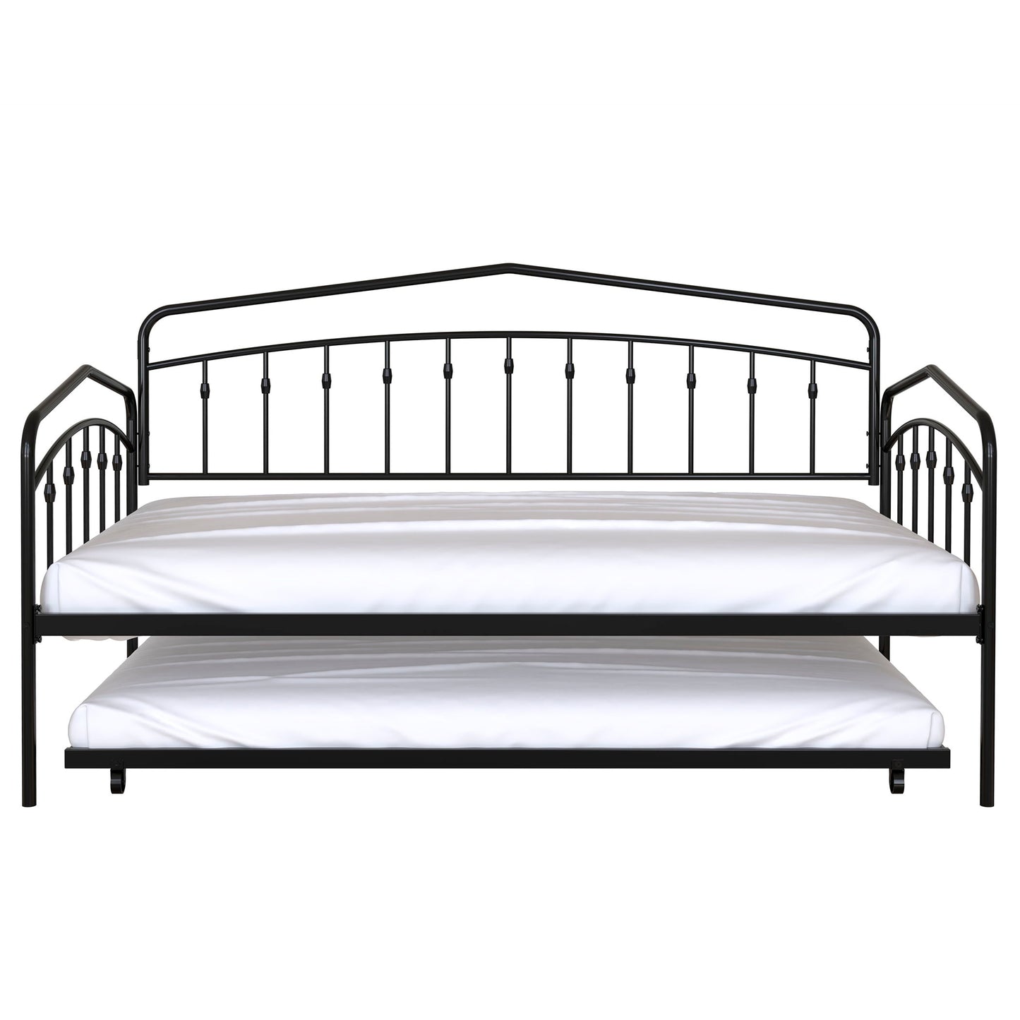 Fox - Twin Daybed With Twin Trundle - Black