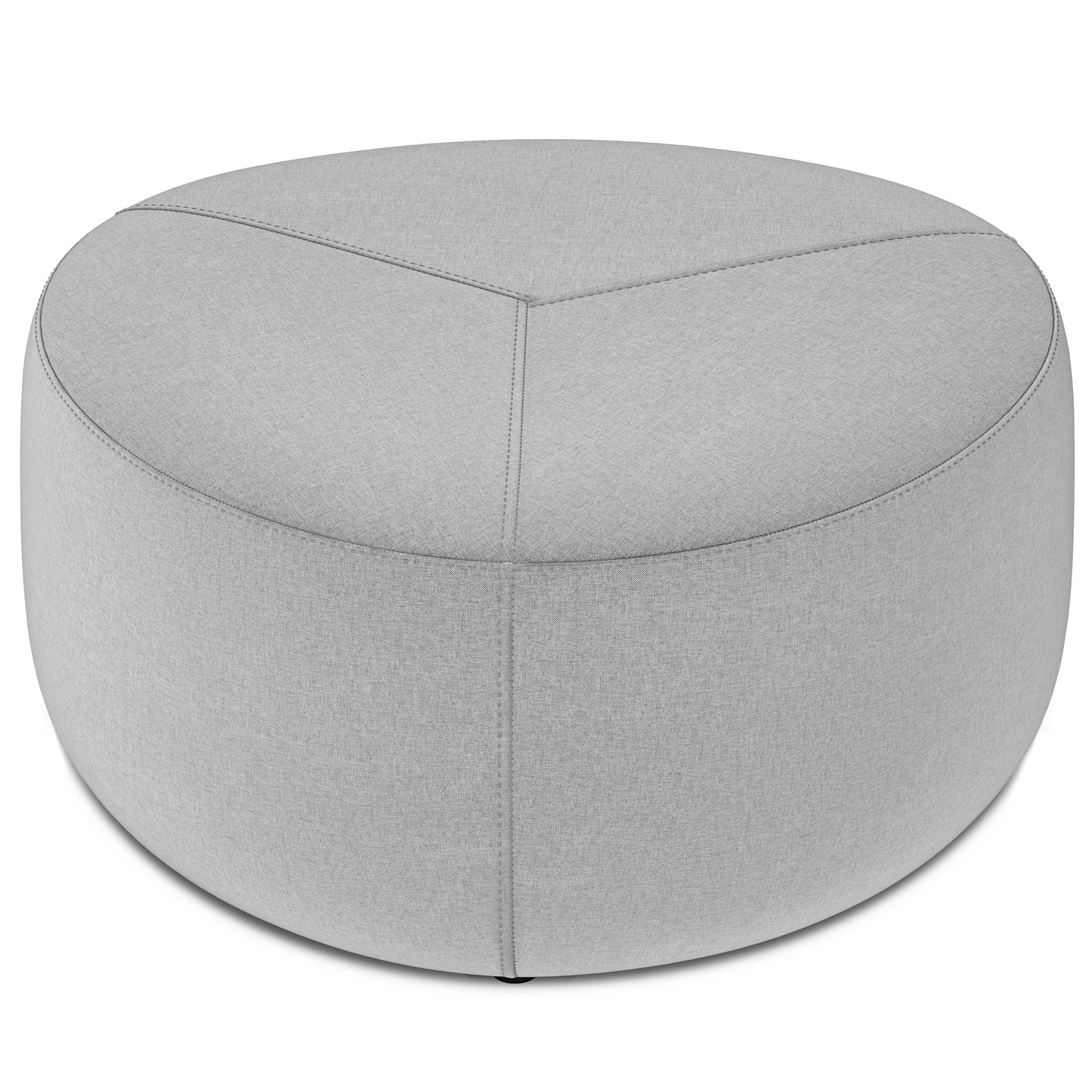 Moore - Large Ottoman - Light Gray