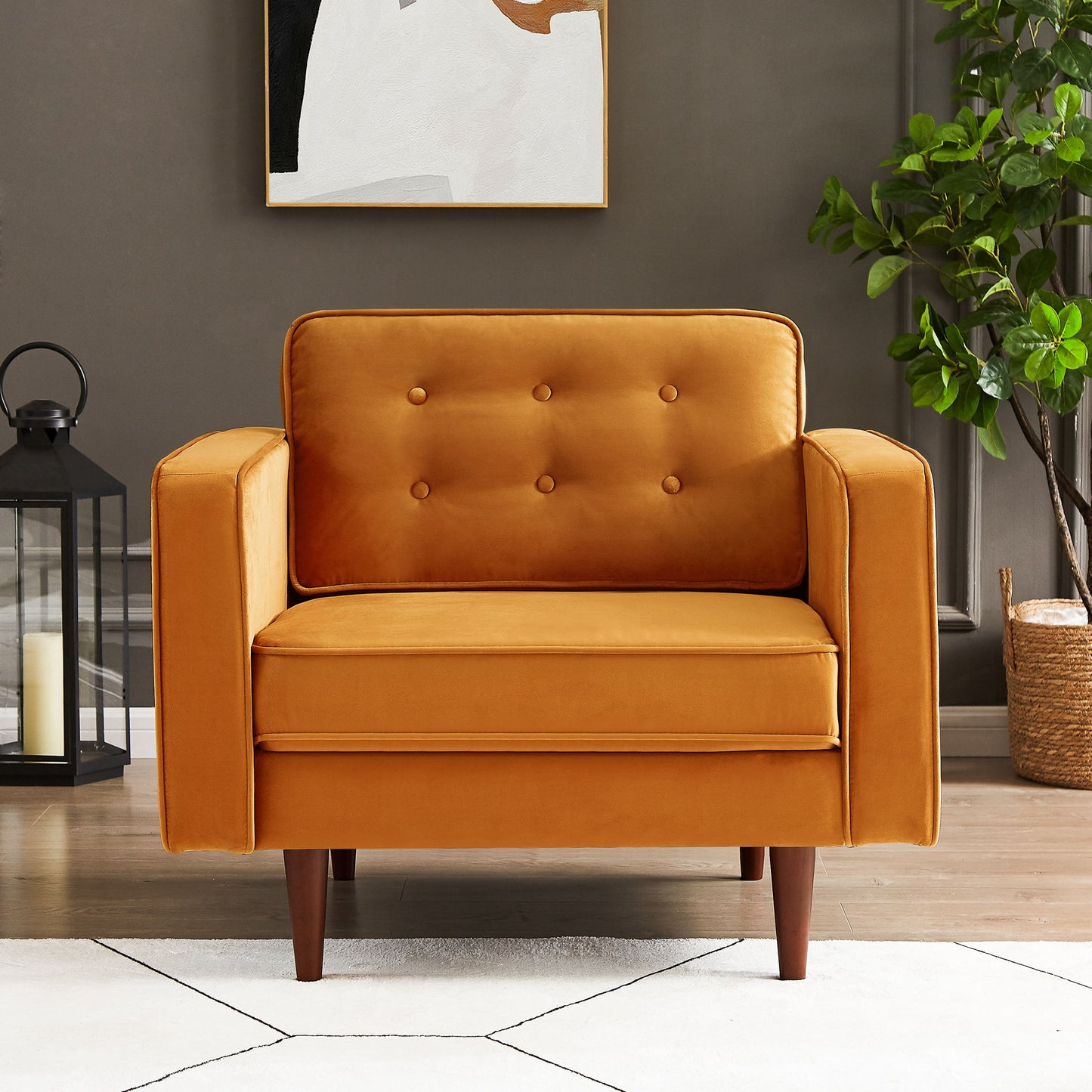 Casey - Lounge Chair - Orange