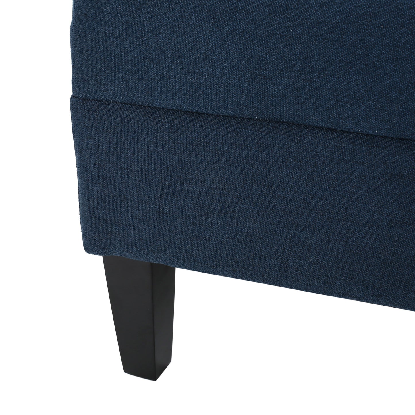 Foot Rest Under Desk Ottoman, Rectangle Foot Stool, Footrest Leg Rest For Sofa, Ottoman Rest Stools For Living Room Entryway - Navy Blue