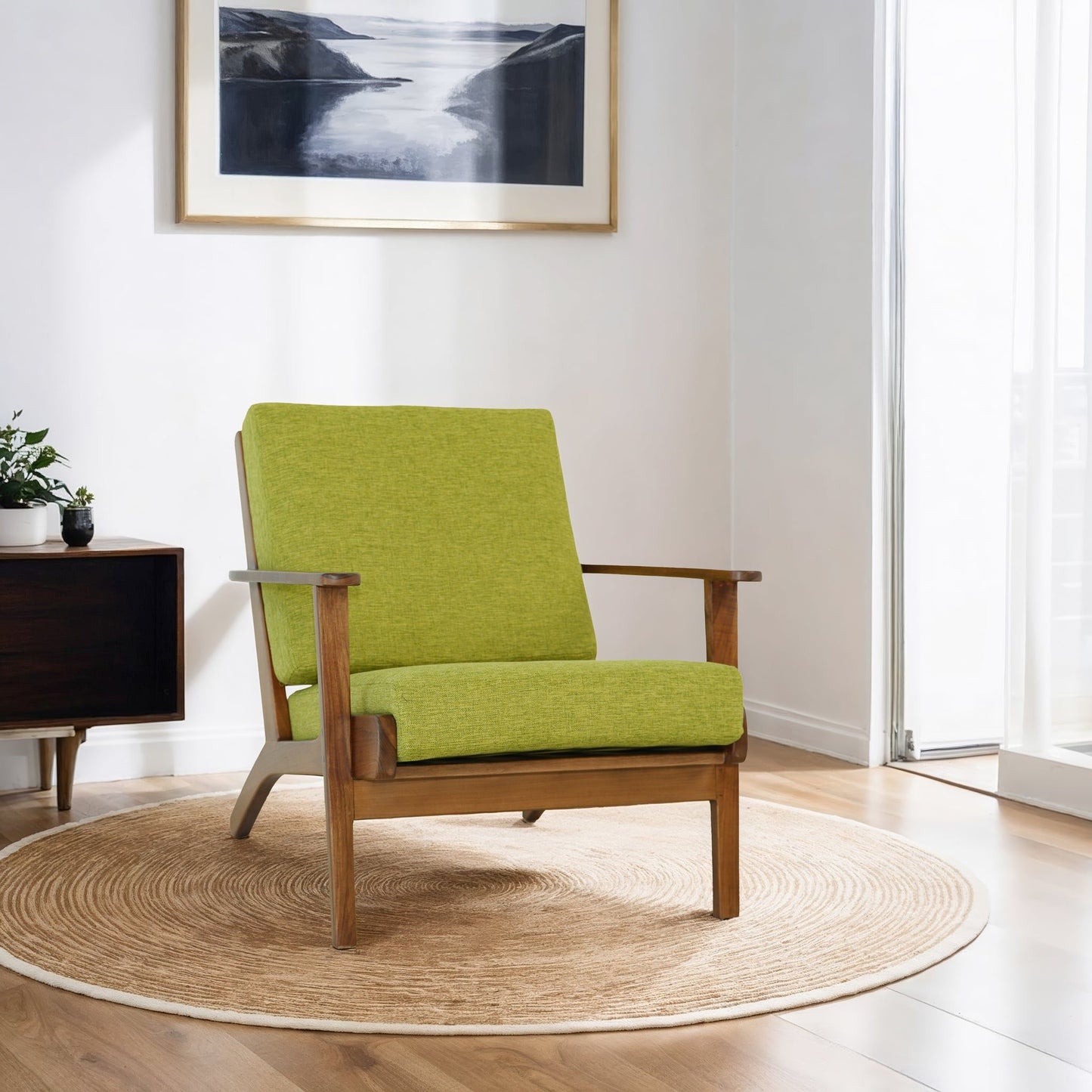 Connor - Lounge Chair - Pistachio Green