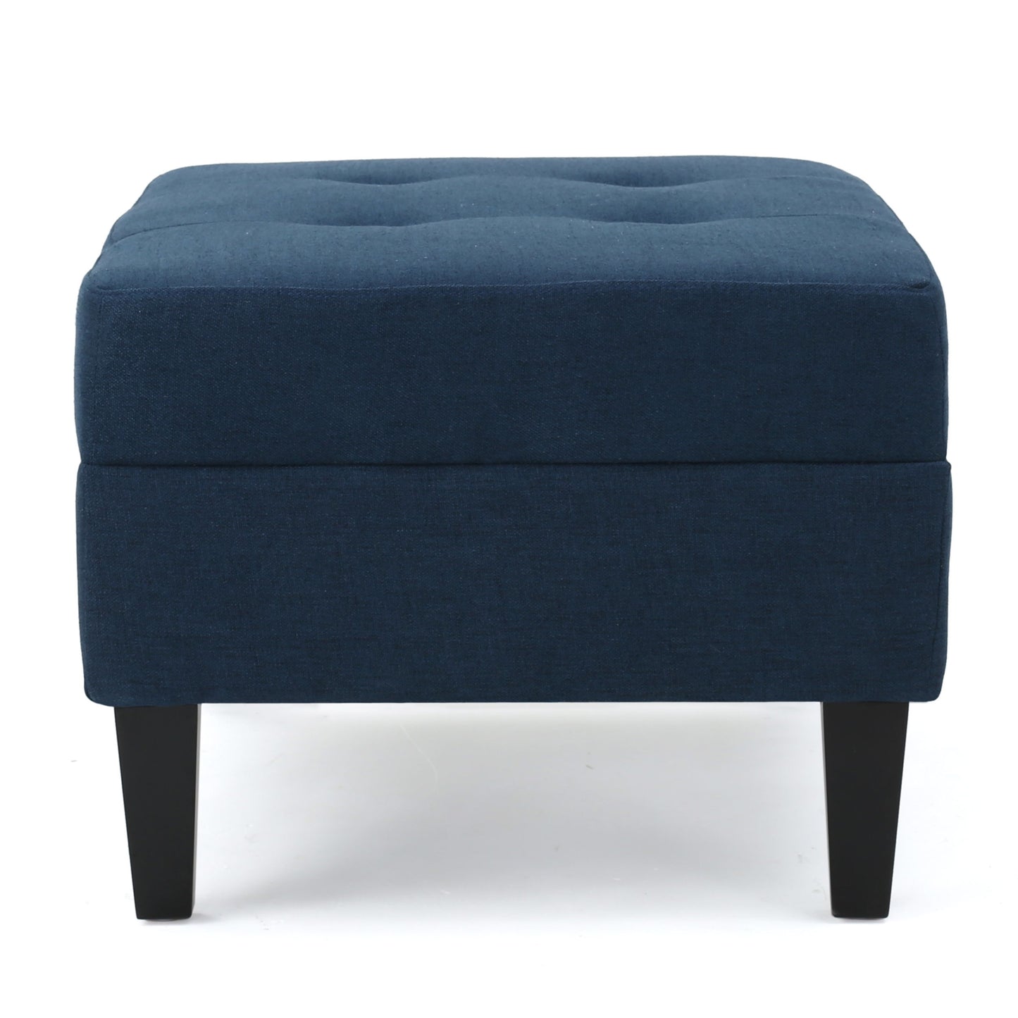 Foot Rest Under Desk Ottoman, Rectangle Foot Stool, Footrest Leg Rest For Sofa, Ottoman Rest Stools For Living Room Entryway - Navy Blue