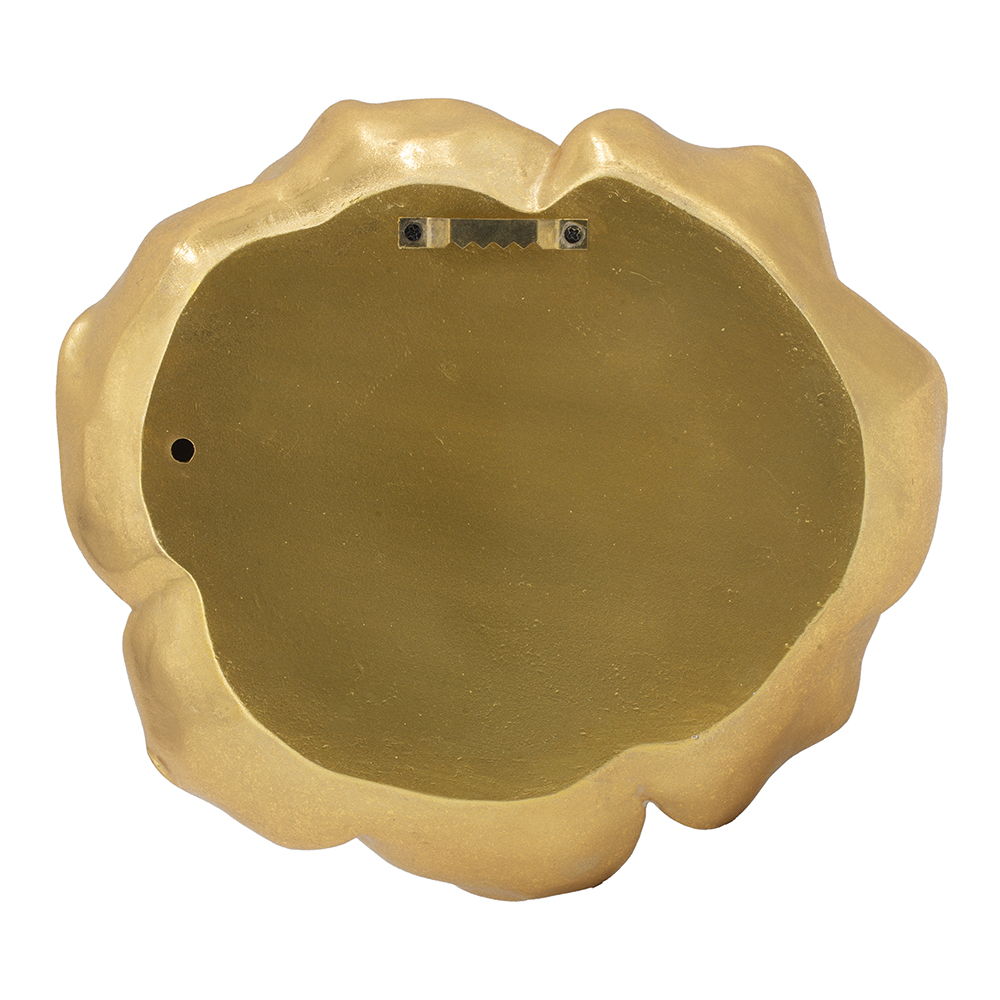 Rose Hanging Wall Accents (Set of 2) - Gold
