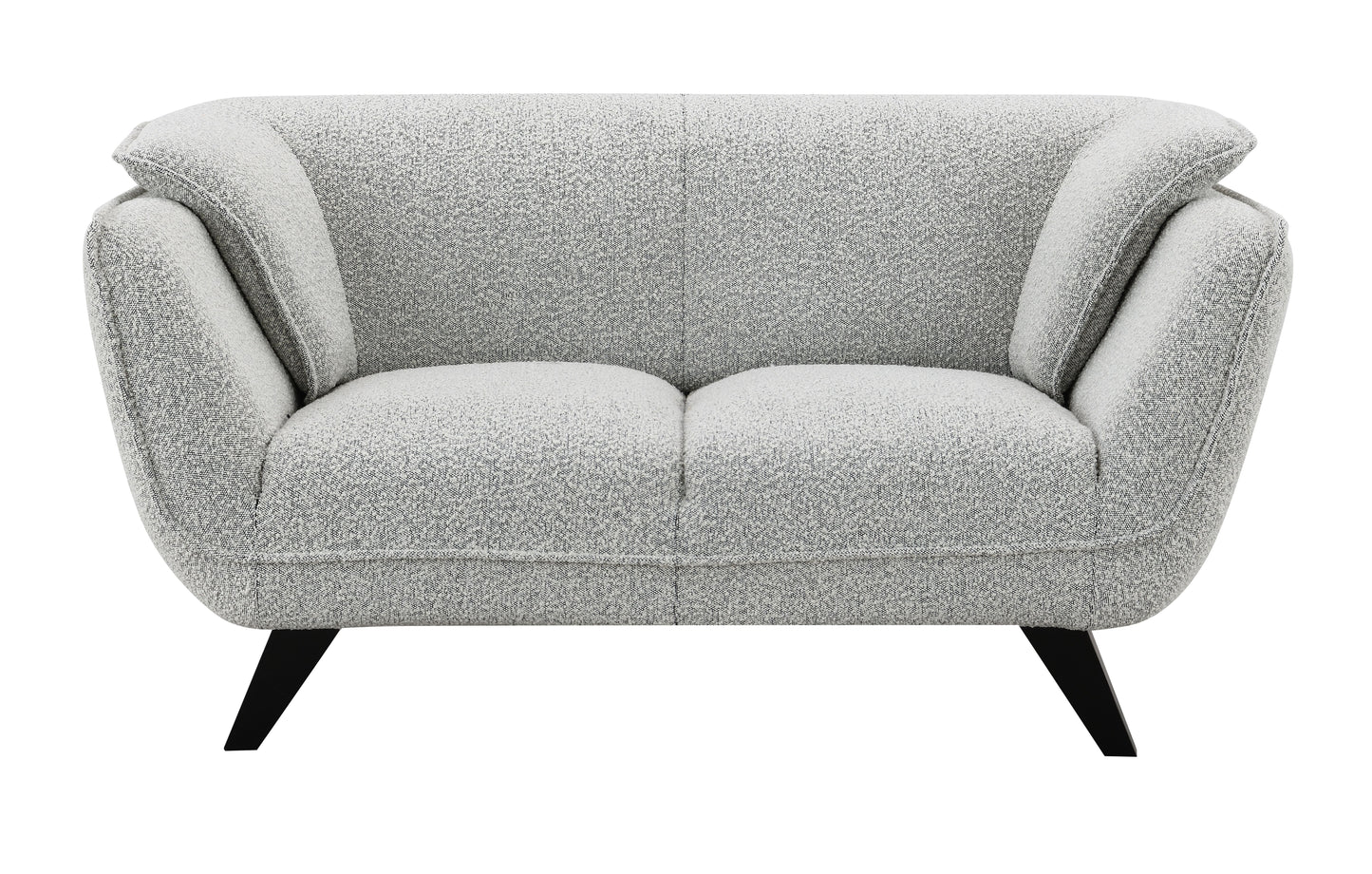 Nayeli - Boucle Loveseat - Light Gray